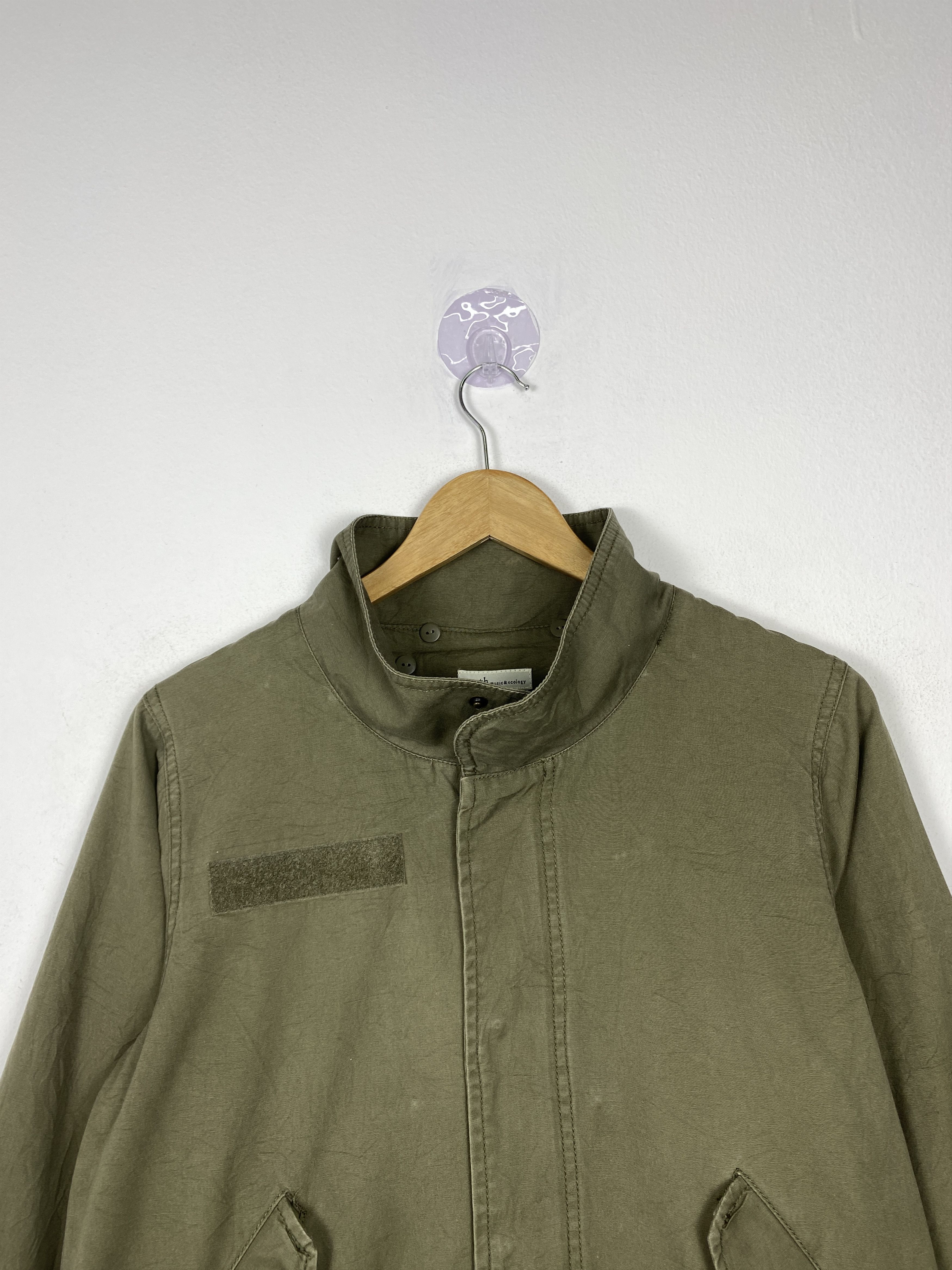 Japanese Brand Vintage Earth Music&Ecology Fishtail Parkas Jacket J1163 Size US S / EU 44-46 / 1 - 2 Thumbnail
