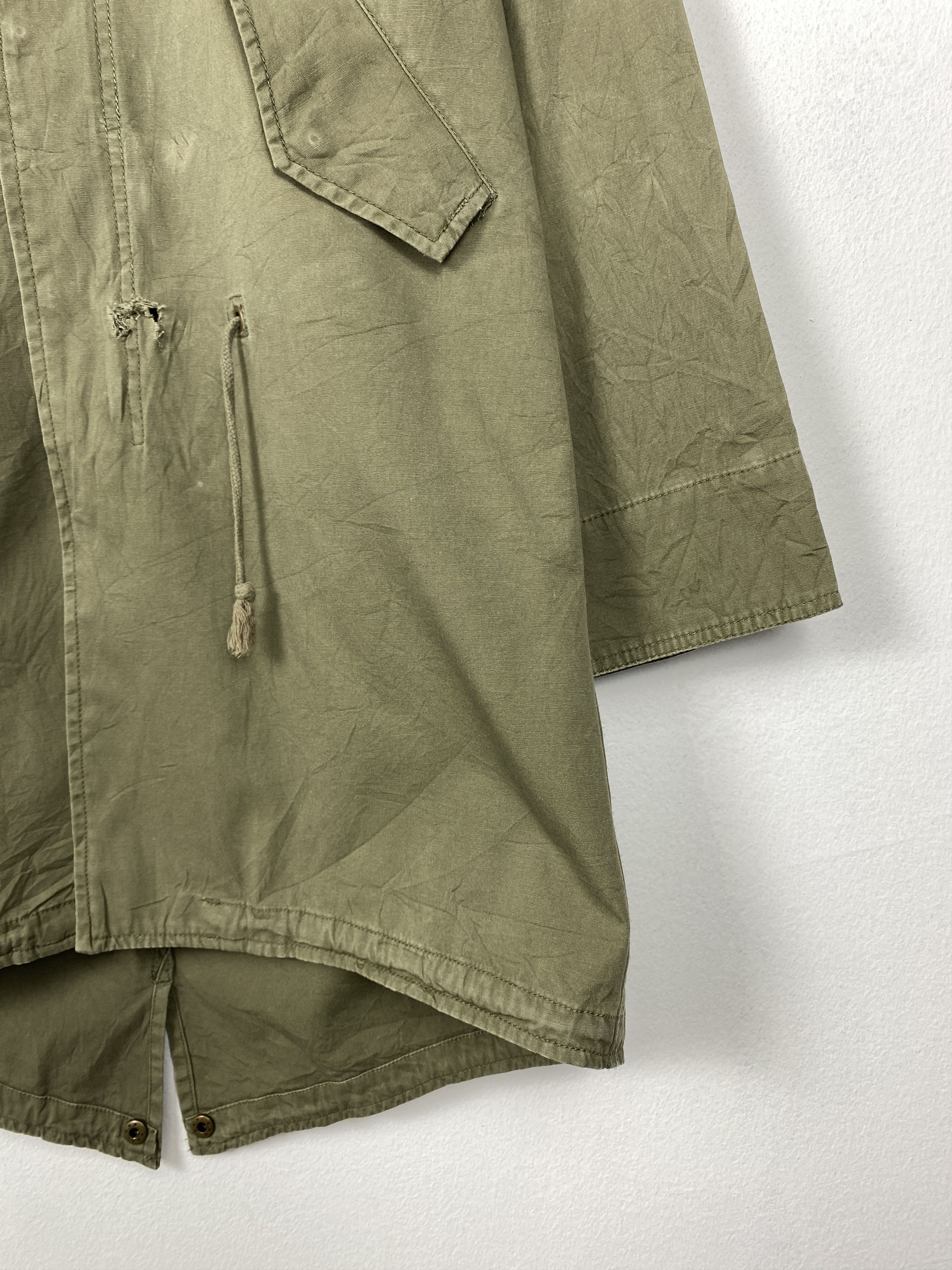 Japanese Brand Vintage Earth Music&Ecology Fishtail Parkas Jacket J1163 Size US S / EU 44-46 / 1 - 4 Thumbnail