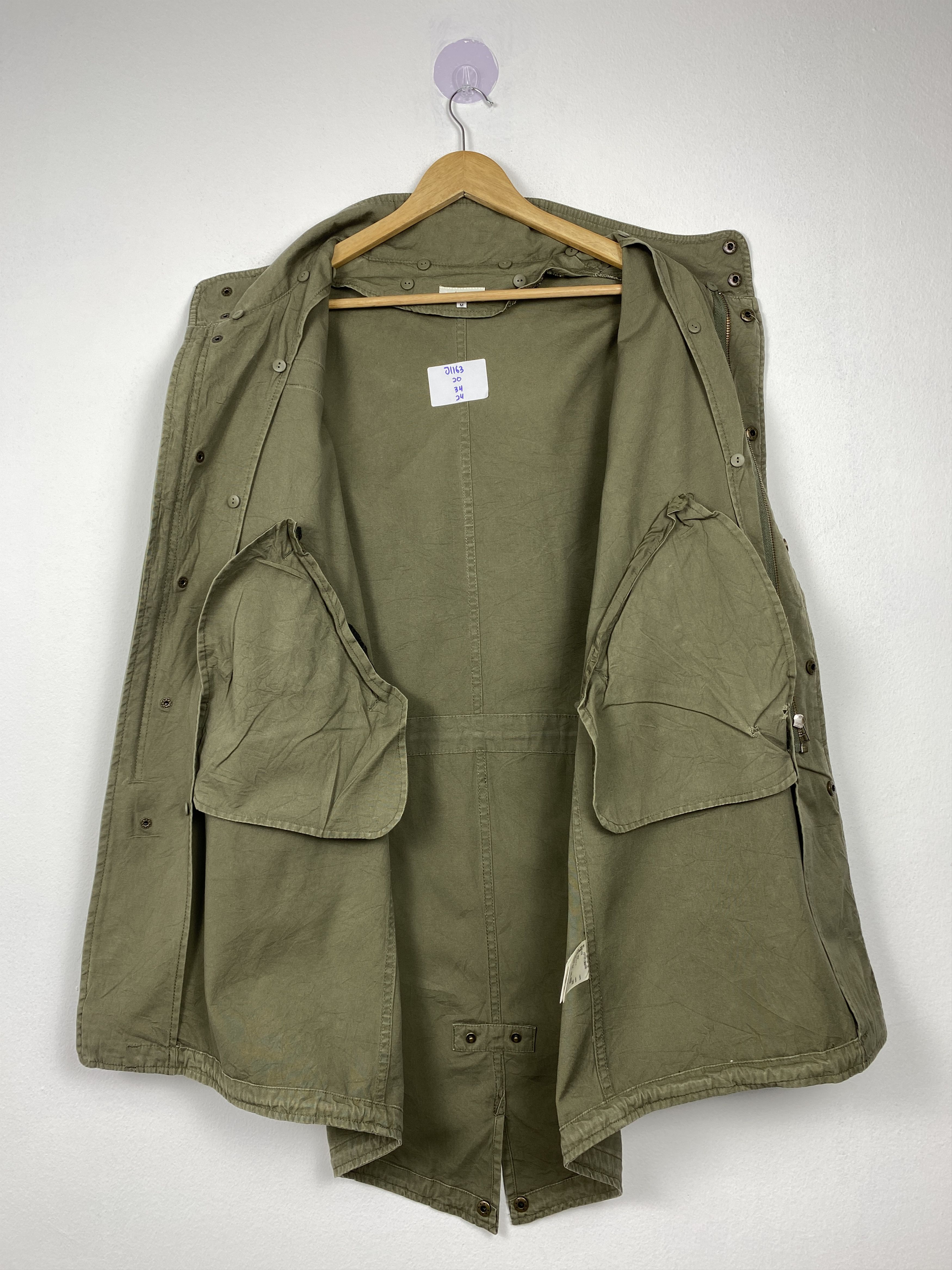 Japanese Brand Vintage Earth Music&Ecology Fishtail Parkas Jacket J1163 Size US S / EU 44-46 / 1 - 11 Thumbnail