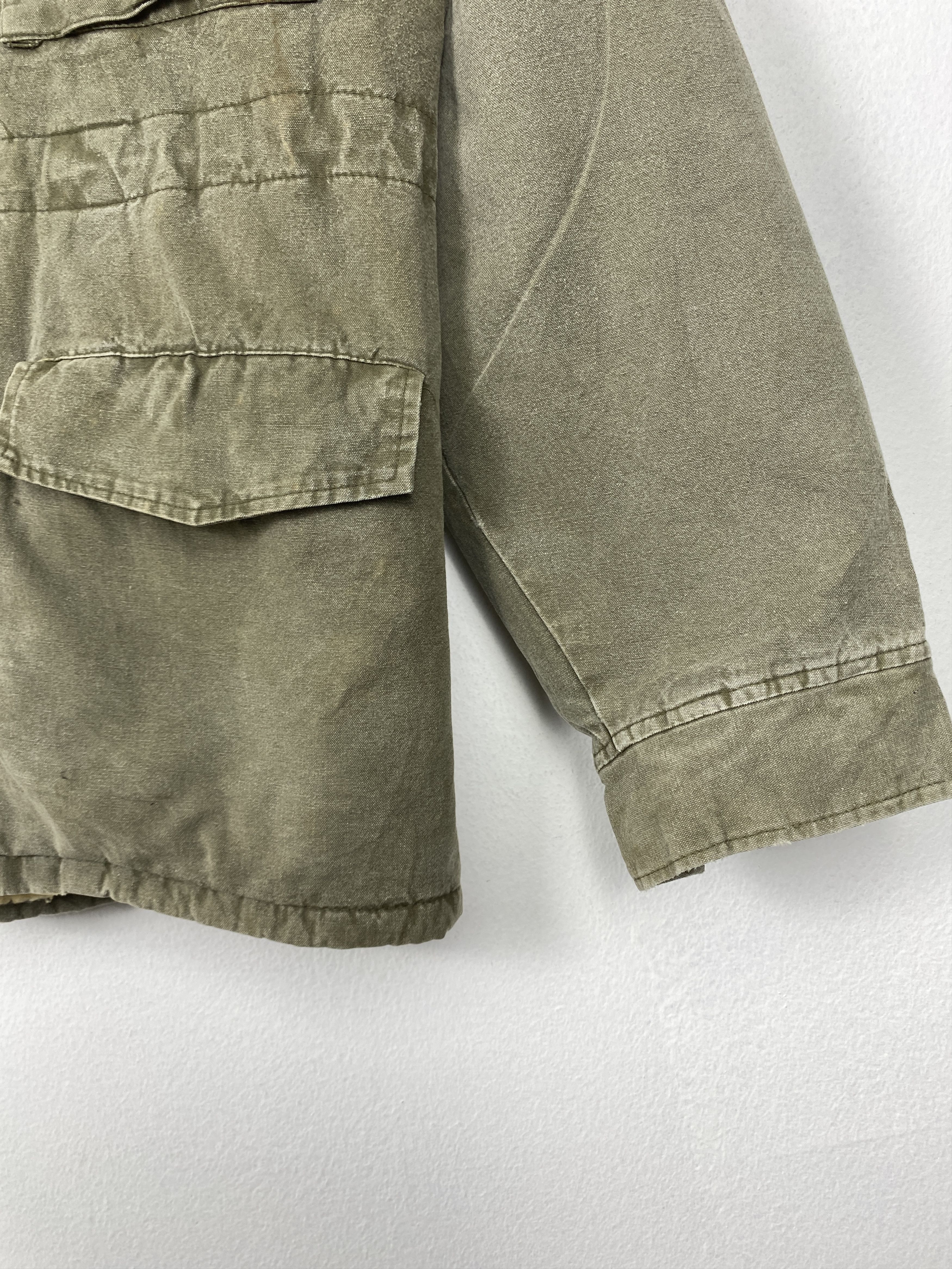 Japanese Brand Vintage MC MAON 3D Pocket Rugged Fleece Lining Jacket J1161 Size US S / EU 44-46 / 1 - 4 Thumbnail