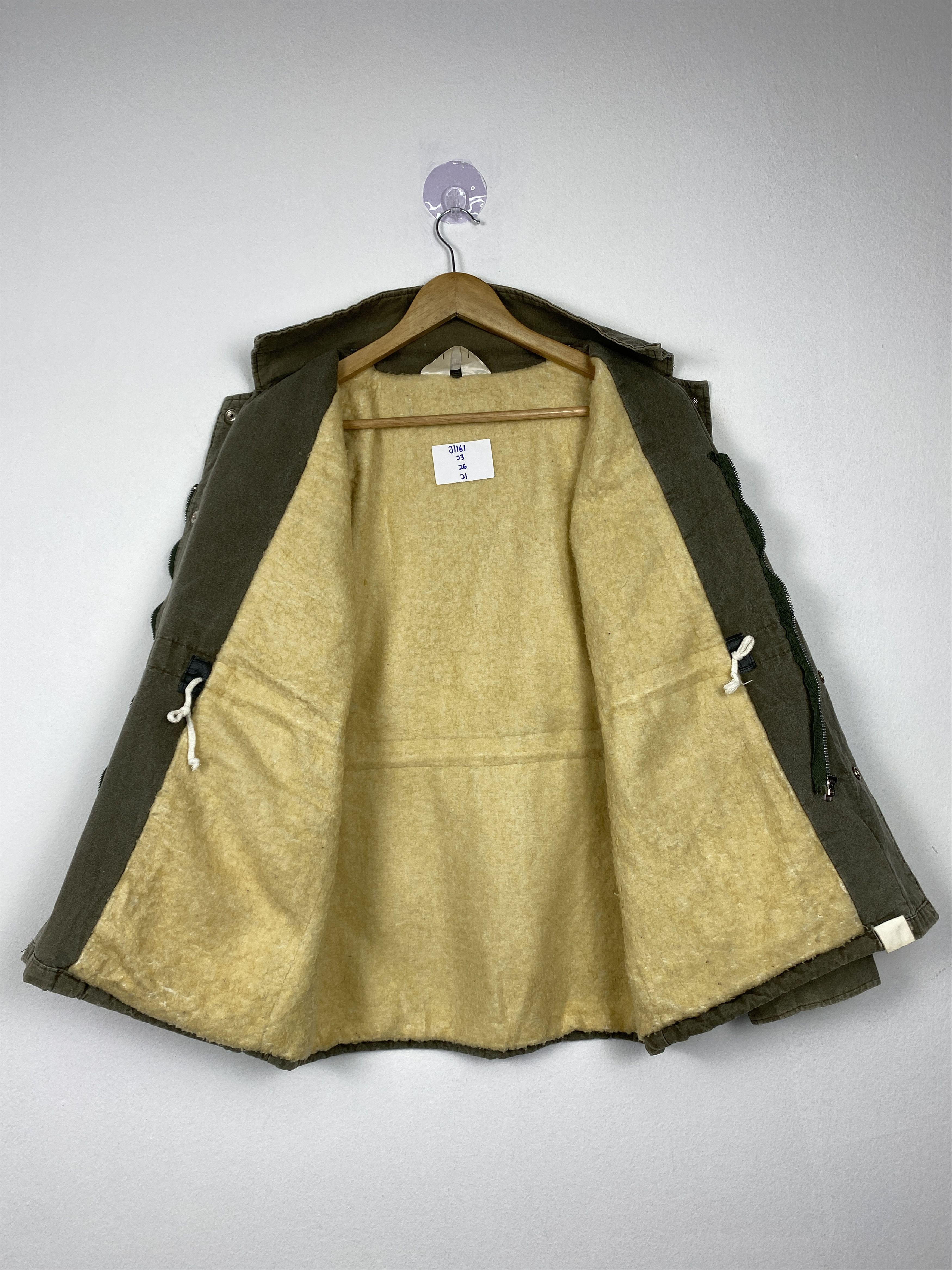 Japanese Brand Vintage MC MAON 3D Pocket Rugged Fleece Lining Jacket J1161 Size US S / EU 44-46 / 1 - 11 Thumbnail