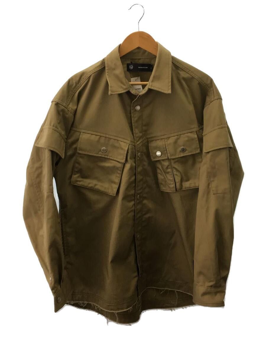 image of Undercover Gu Military Shirt in Beige, Men's (Size Large)