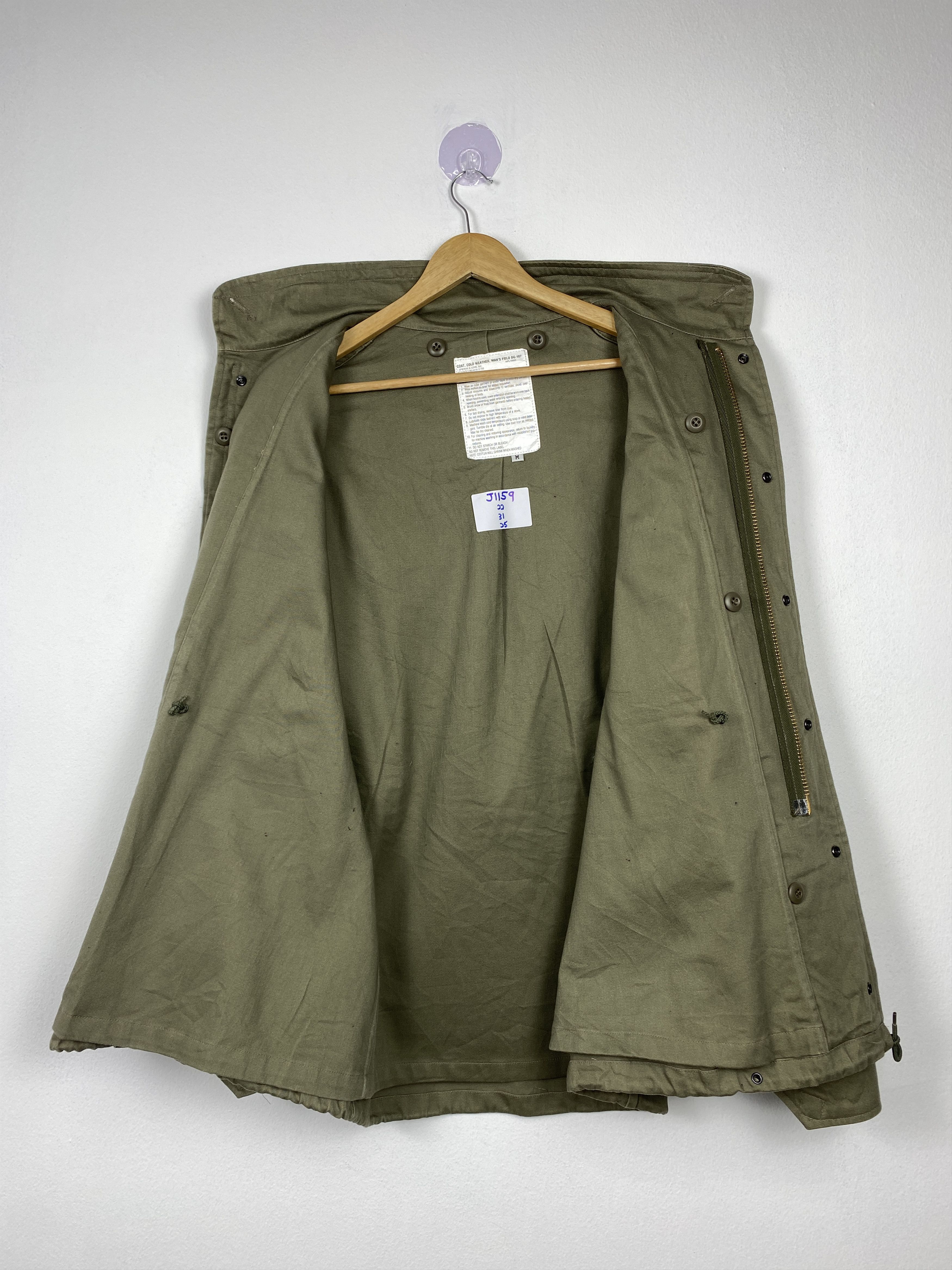 Vintage Vintage Man Field DG-107 Military army Jacket J1159 Size US S / EU 44-46 / 1 - 11 Thumbnail