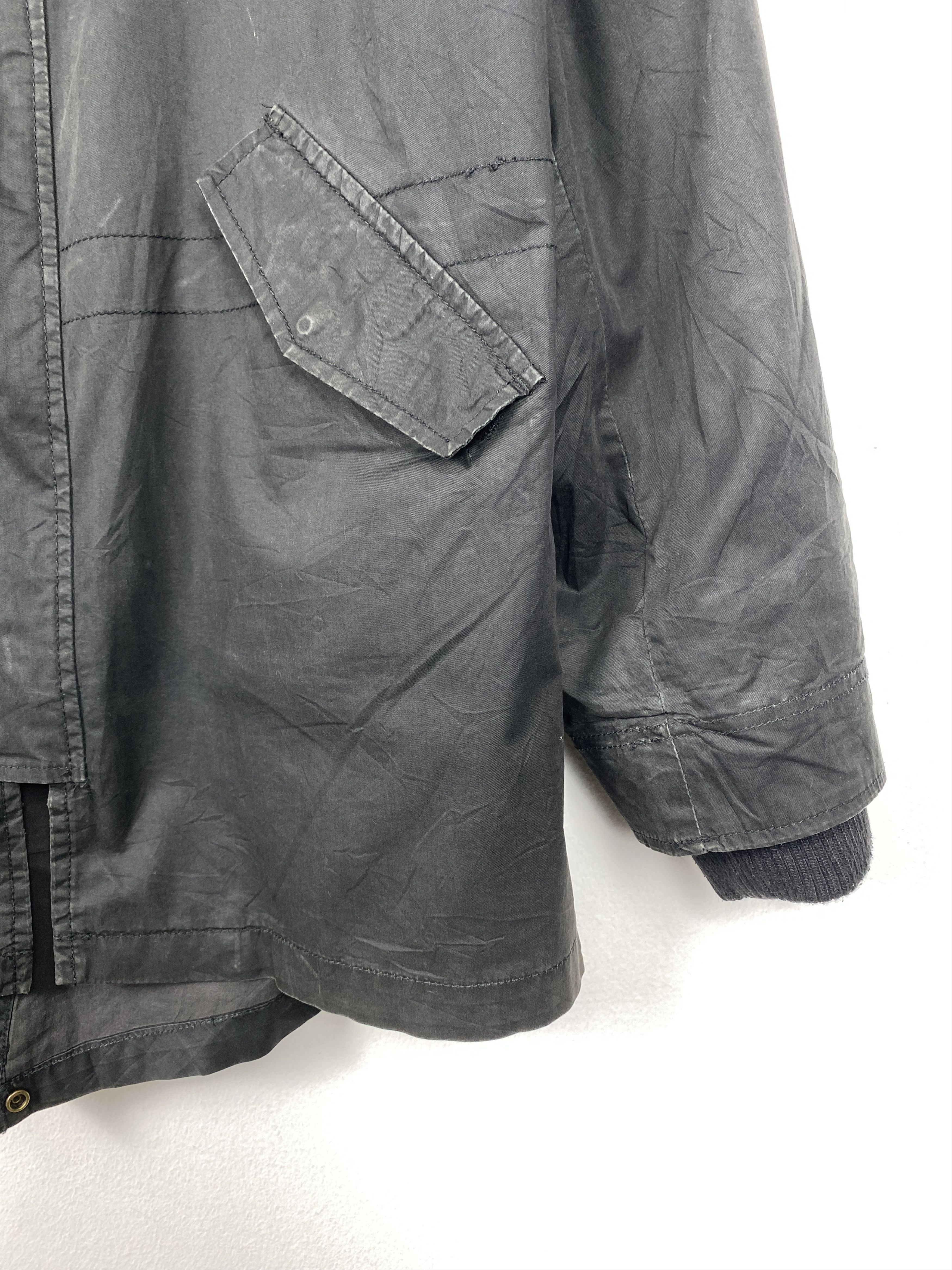 Japanese Brand Vintage Real Crush Clothing Hoodie Parkas Jacket J1157 Size US S / EU 44-46 / 1 - 4 Thumbnail