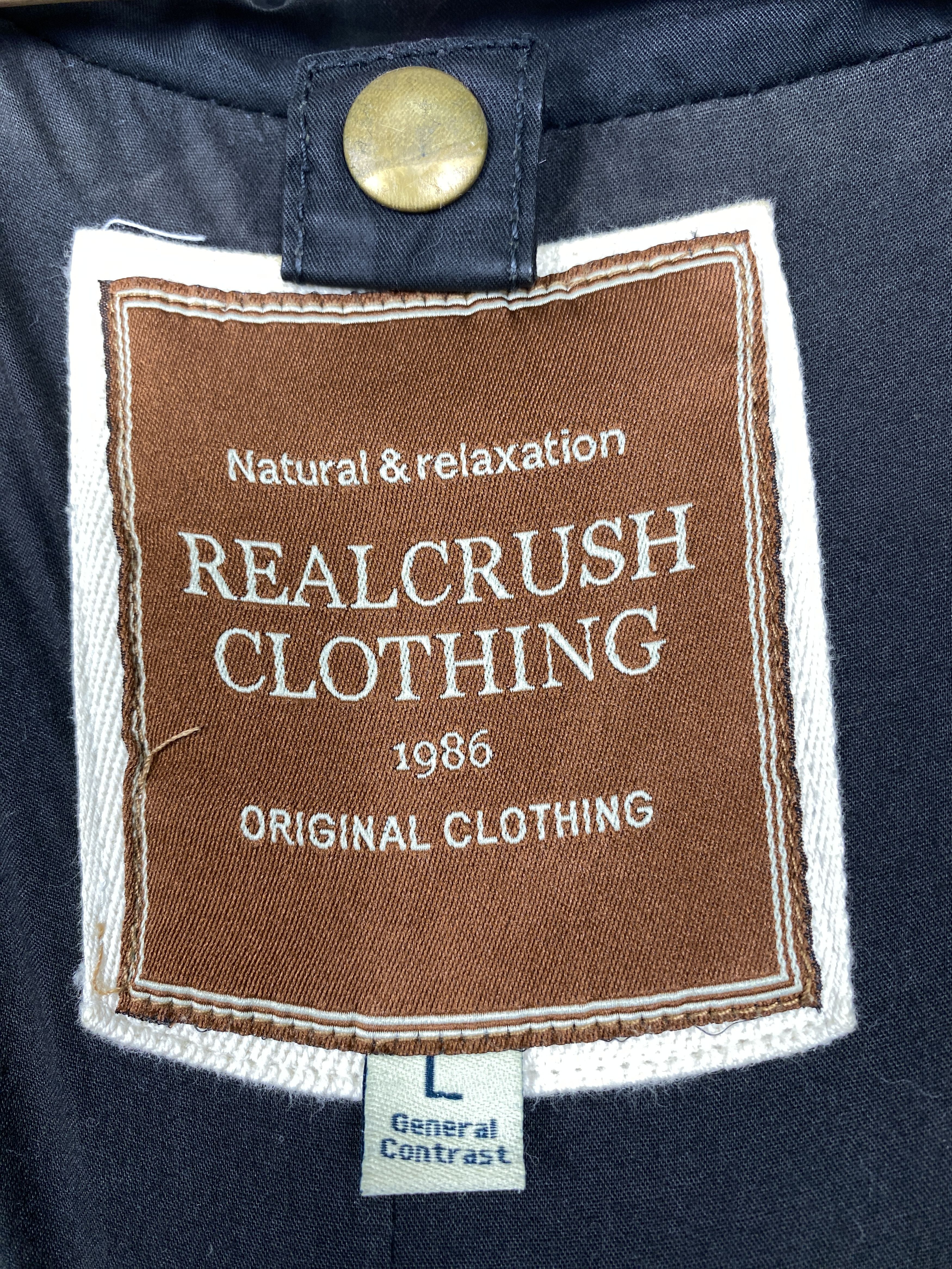 Japanese Brand Vintage Real Crush Clothing Hoodie Parkas Jacket J1157 Size US S / EU 44-46 / 1 - 14 Thumbnail