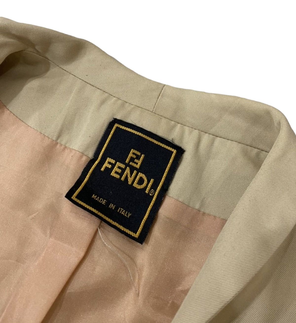 Fendi FENDI Gold Button Jacket Size M / US 6-8 / IT 42-44 - 9 Thumbnail