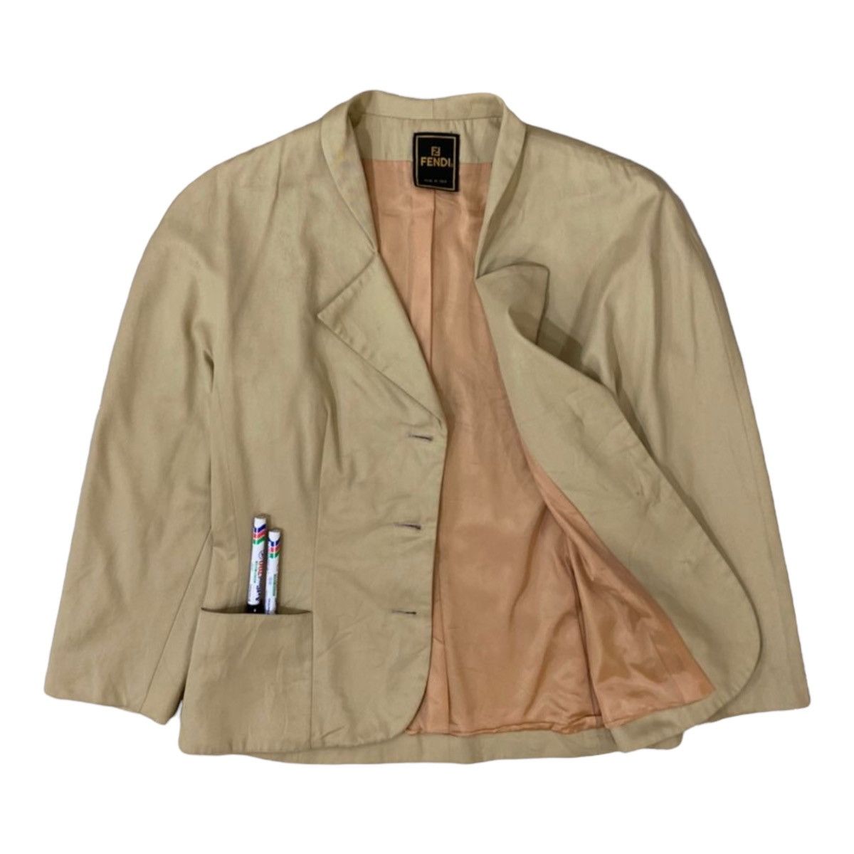 Fendi FENDI Gold Button Jacket Size M / US 6-8 / IT 42-44 - 2 Thumbnail