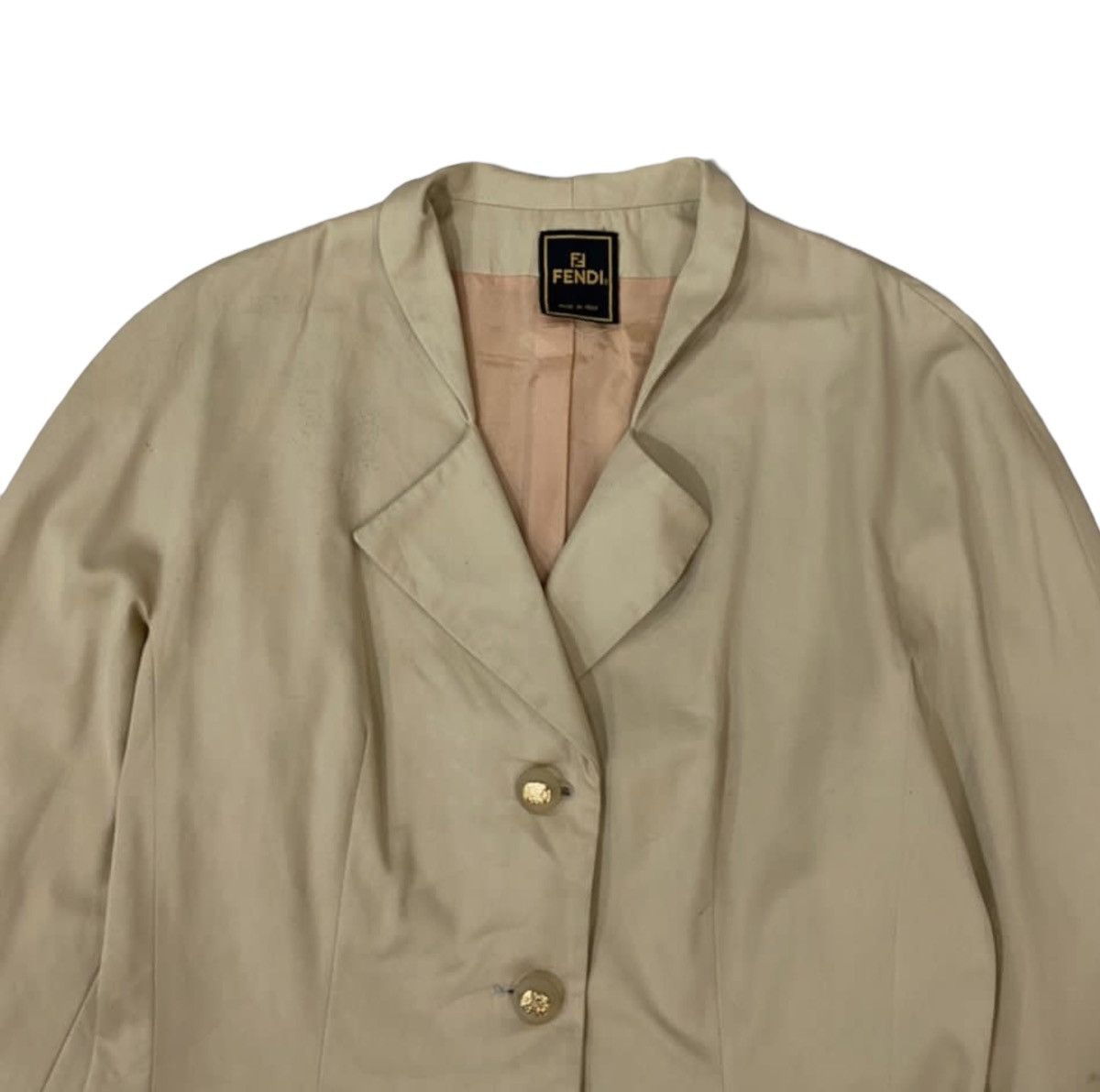 Fendi FENDI Gold Button Jacket Size M / US 6-8 / IT 42-44 - 5 Thumbnail