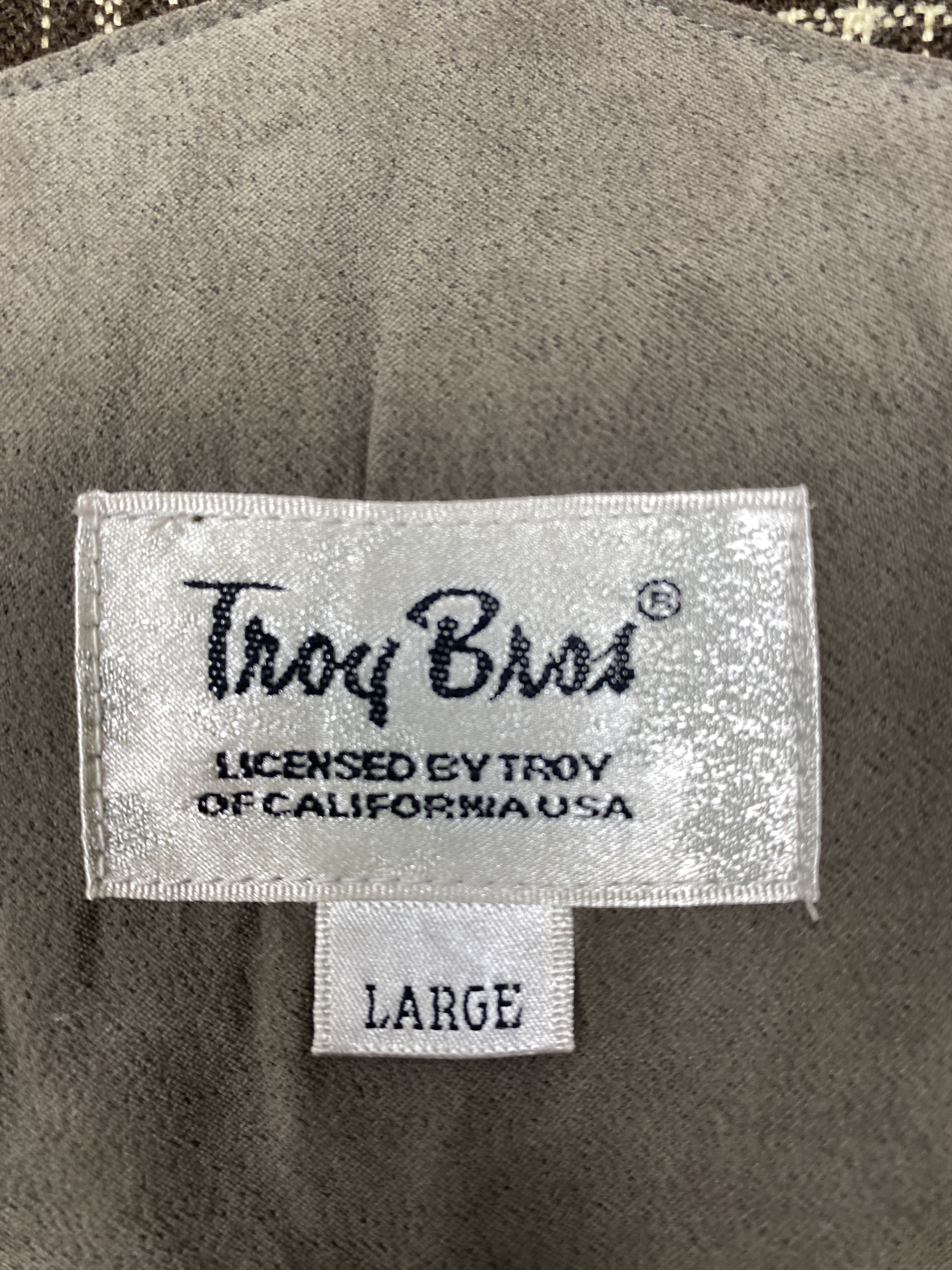 Japanese Brand Vintage TROY BROS Quilted Lining Hoodie Jacket J1152 Size US M / EU 48-50 / 2 - 17 Thumbnail
