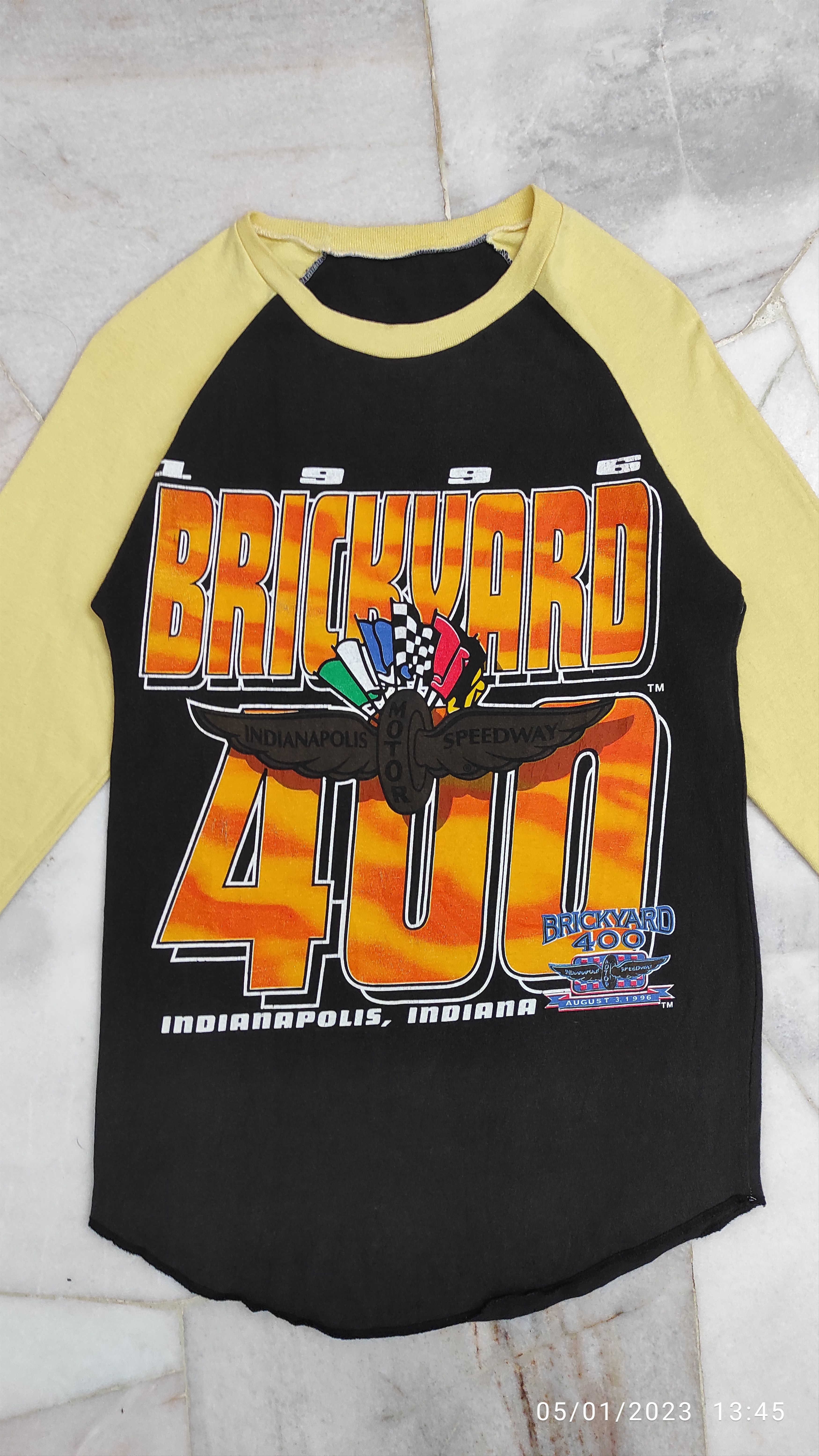 Vintage 1996 BRICKYARD 400 INDIANAPOLIS MOTOR SPEEDWAY BASEBALL Tee Size US XS / EU 42 / 0 - 5 Thumbnail