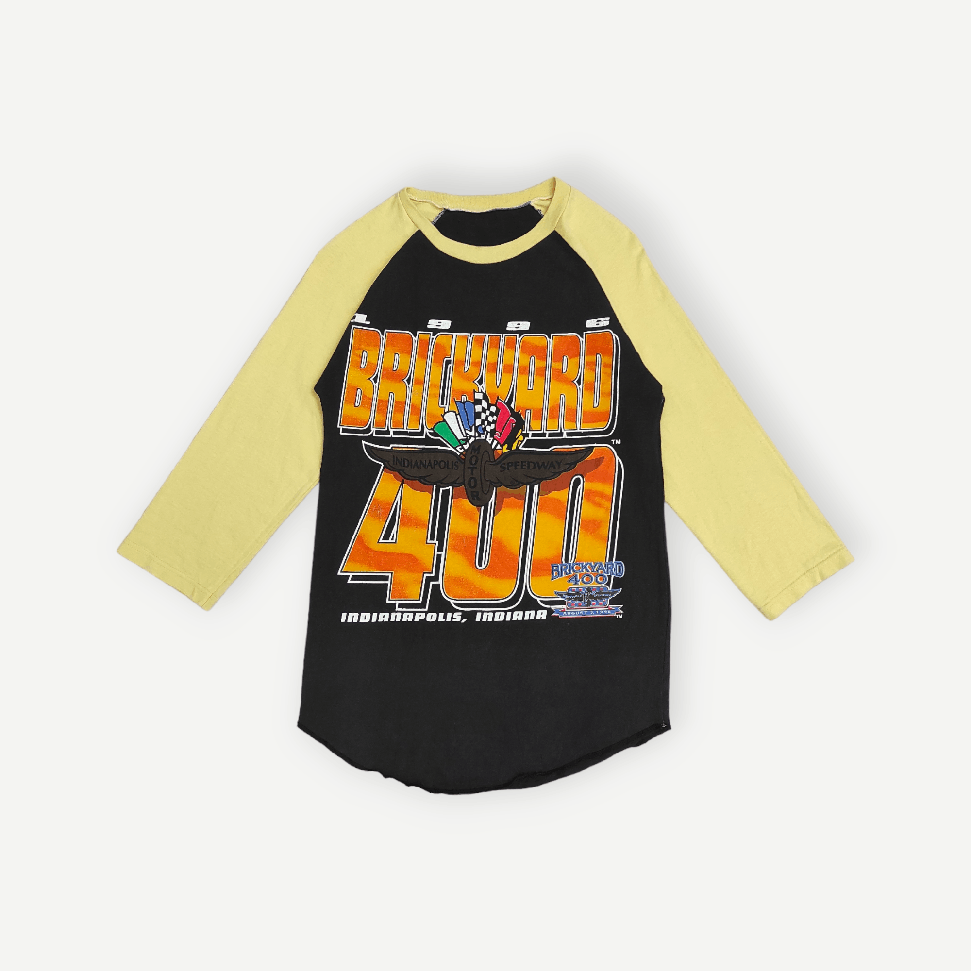 Vintage 1996 BRICKYARD 400 INDIANAPOLIS MOTOR SPEEDWAY BASEBALL Tee Size US XS / EU 42 / 0 - 6 Thumbnail
