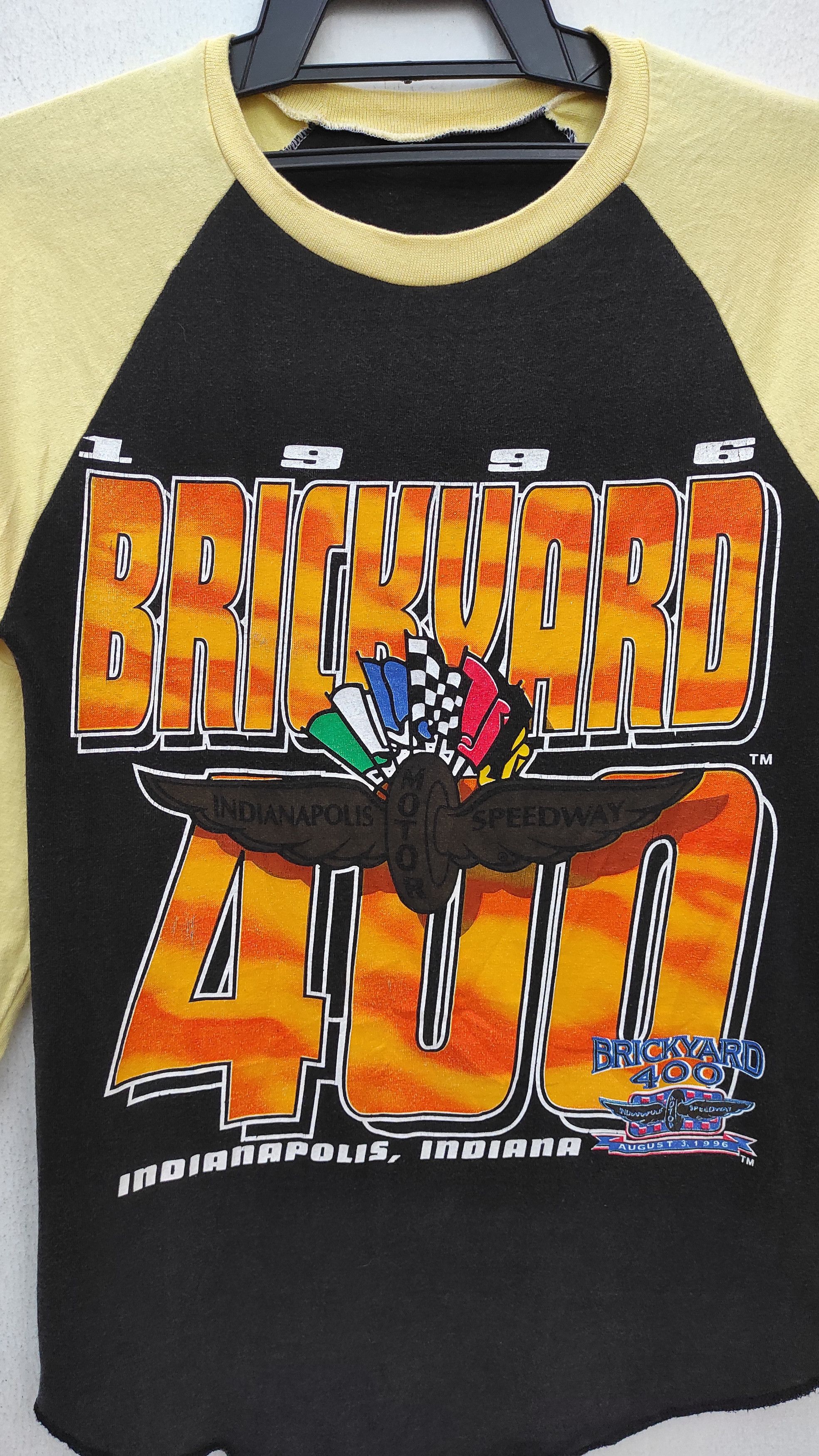 Vintage 1996 BRICKYARD 400 INDIANAPOLIS MOTOR SPEEDWAY BASEBALL Tee Size US XS / EU 42 / 0 - 3 Thumbnail