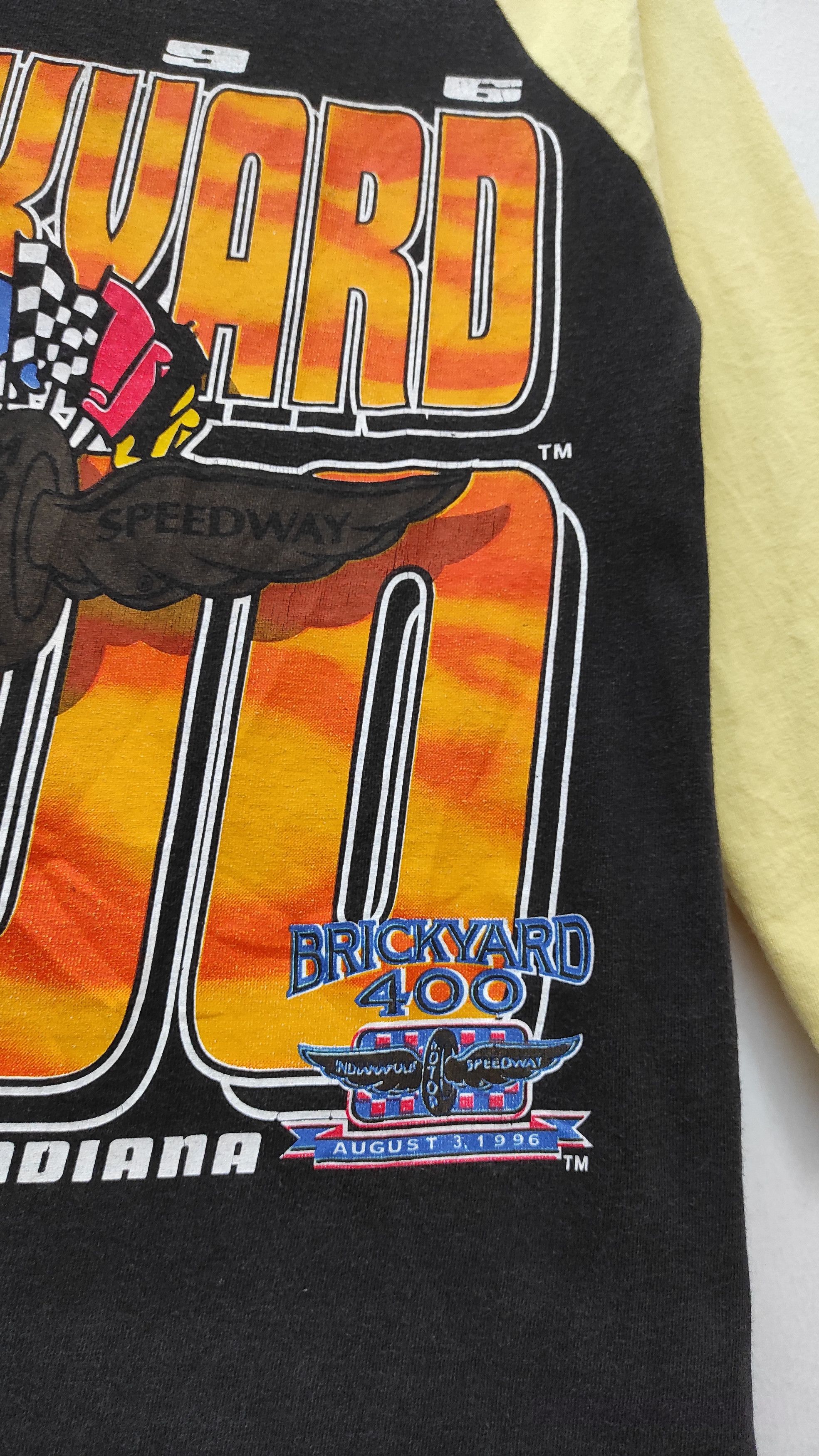 Vintage 1996 BRICKYARD 400 INDIANAPOLIS MOTOR SPEEDWAY BASEBALL Tee Size US XS / EU 42 / 0 - 4 Thumbnail
