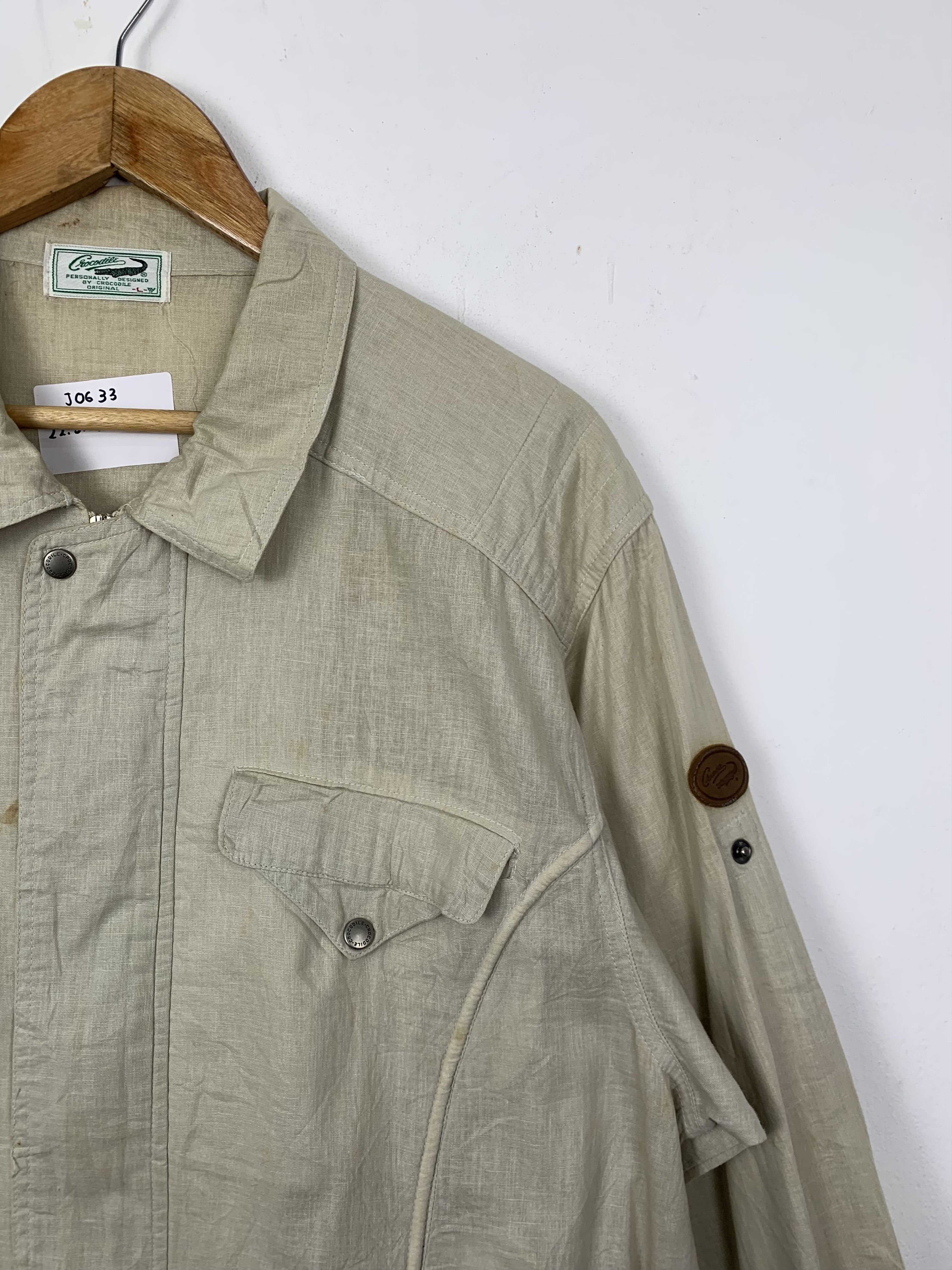 Japanese Brand × Vintage Vintage CROCODILE Cotton Multi Pocket Jacket Size US M / EU 48-50 / 2 - 4 Thumbnail