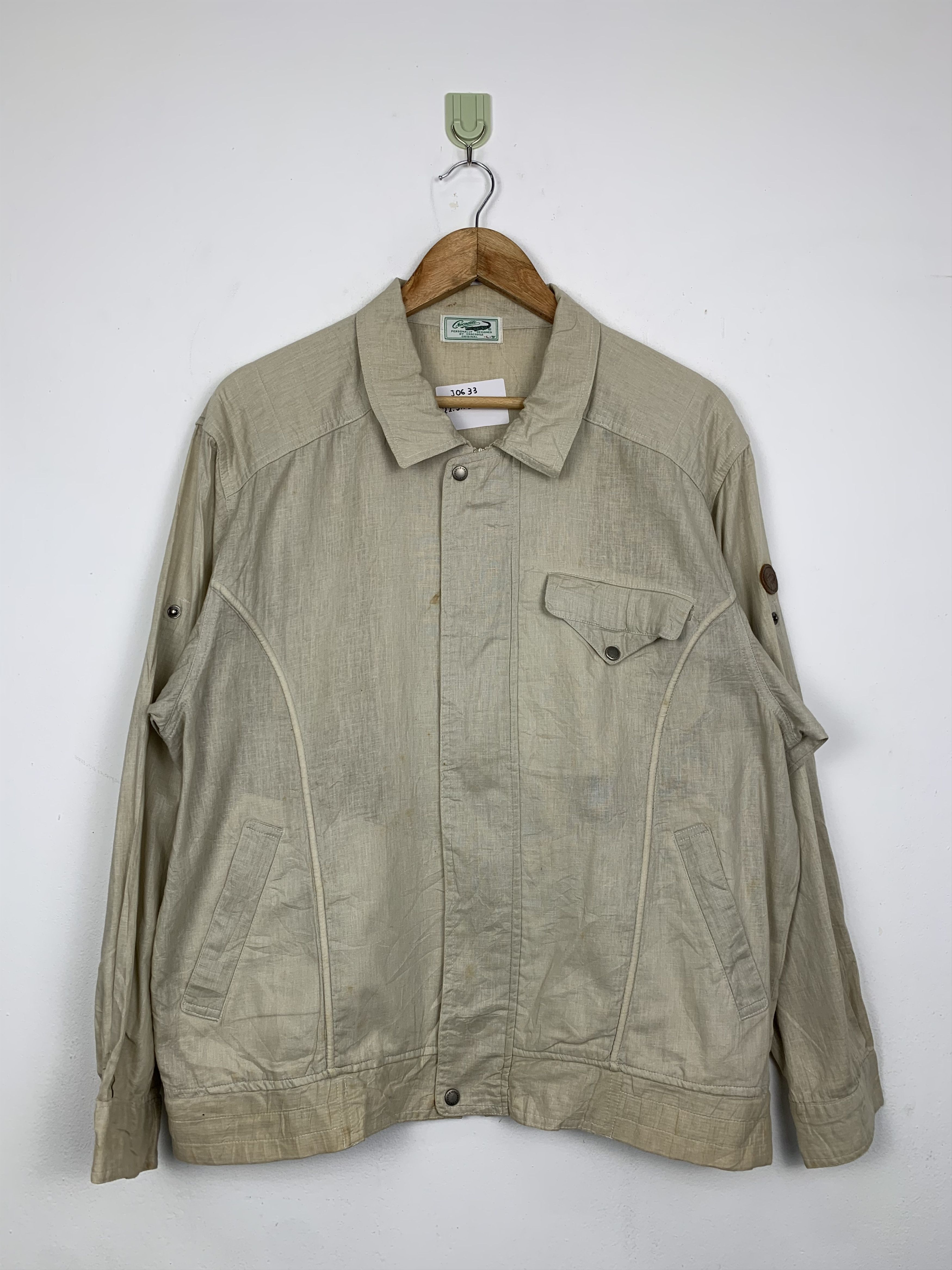 Japanese Brand × Vintage Vintage CROCODILE Cotton Multi Pocket Jacket Size US M / EU 48-50 / 2 - 1 Thumbnail
