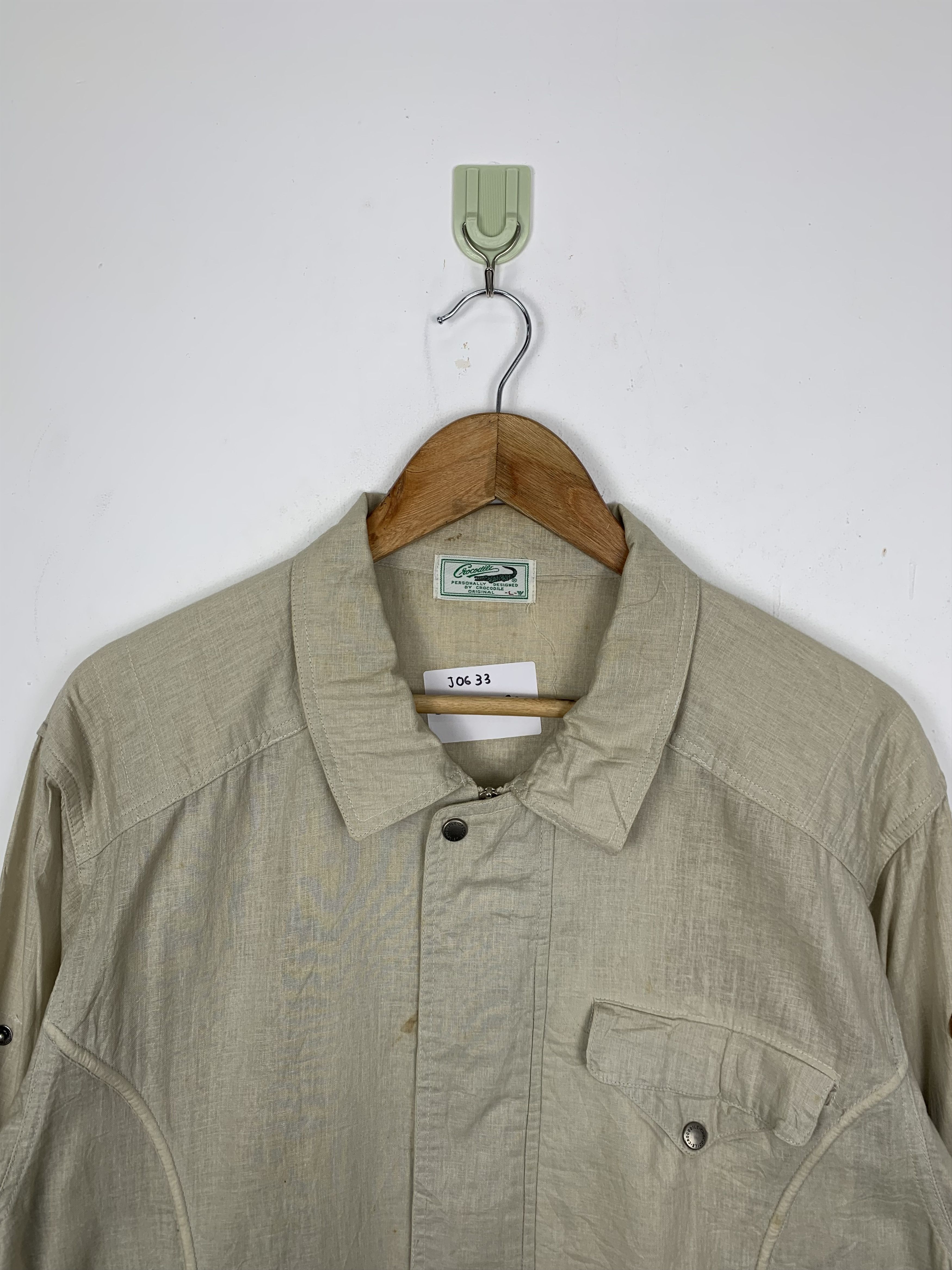 Japanese Brand × Vintage Vintage CROCODILE Cotton Multi Pocket Jacket Size US M / EU 48-50 / 2 - 2 Thumbnail