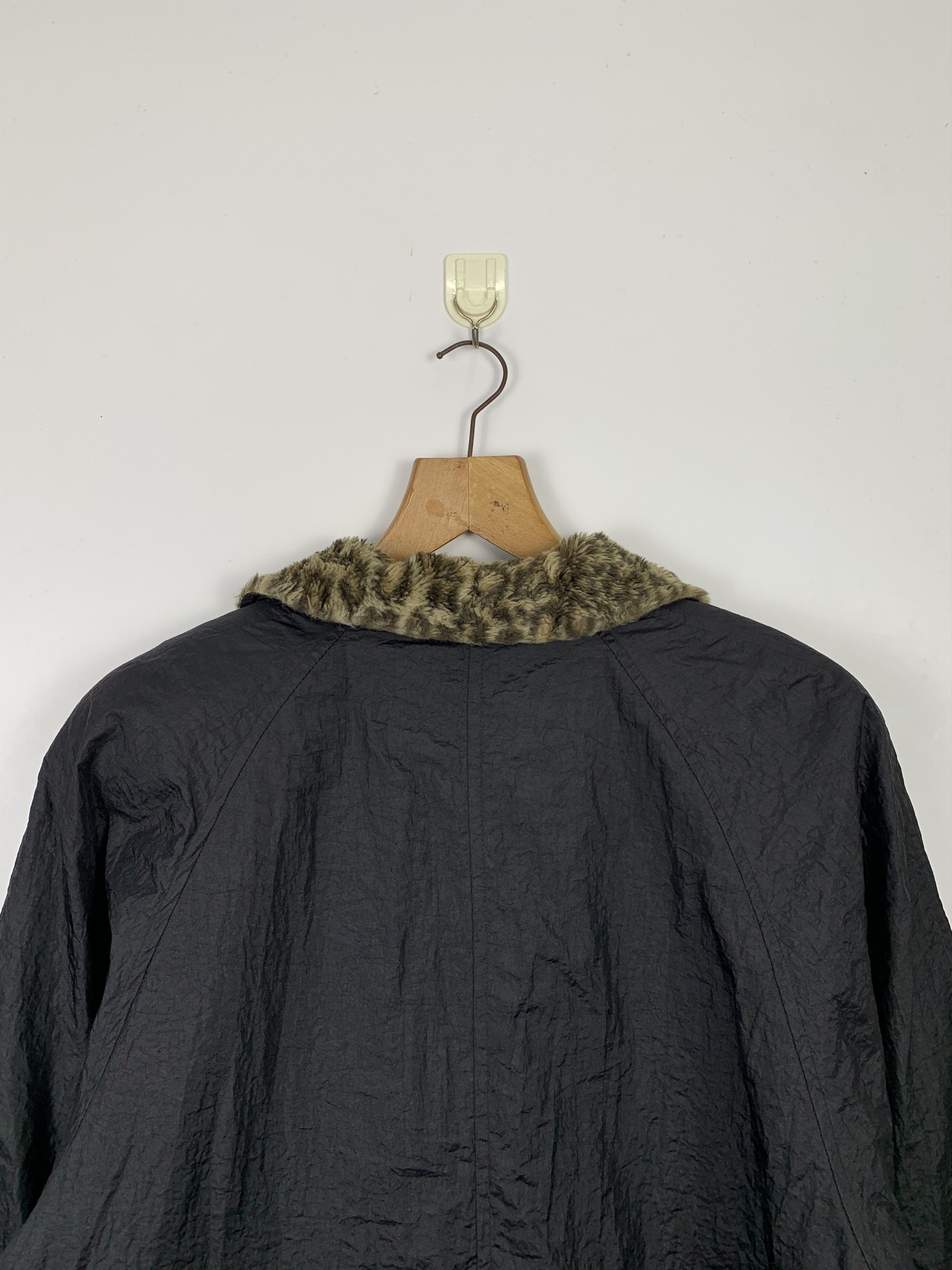 Japanese Brand Vintage 90S Japanese Brand Leopard Collar Fleece Coat J0552 Size US L / EU 52-54 / 3 - 8 Thumbnail