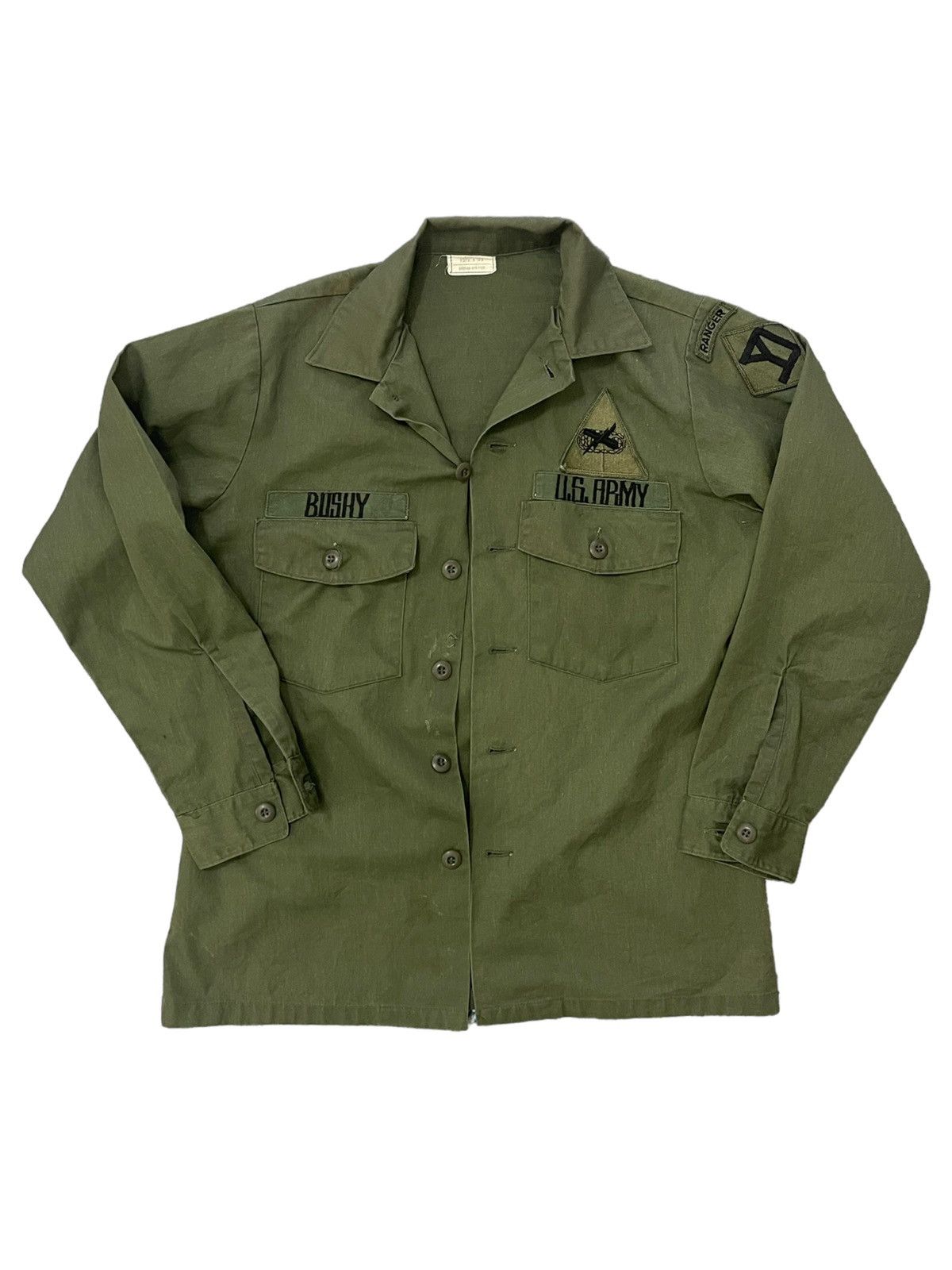 Vintage Vintage 80s us army jacket ranger jacket Size US L / EU 52-54 / 3 - 1 Thumbnail