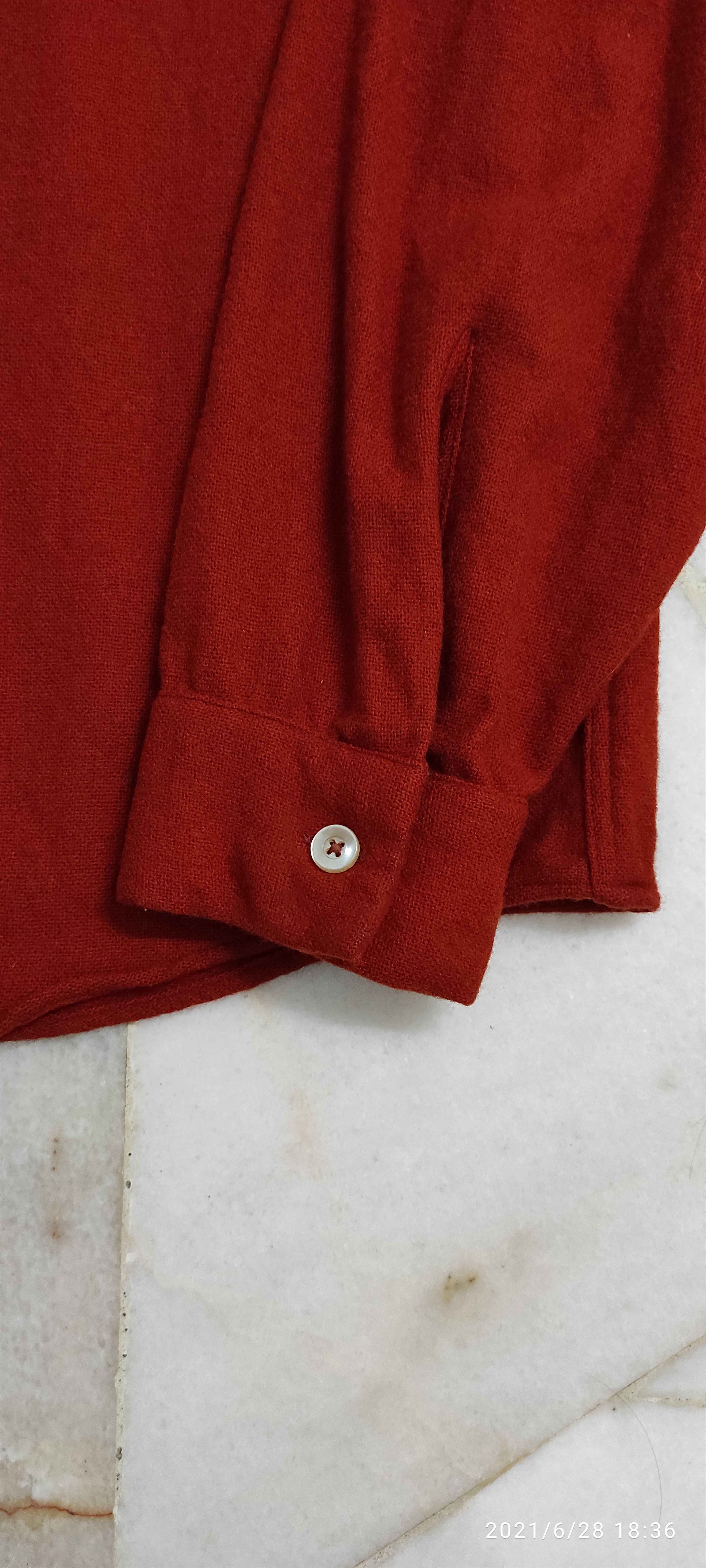 Vintage vintage 60's loop collar TRUVAL button down shirt Size US M / EU 48-50 / 2 - 14 Thumbnail