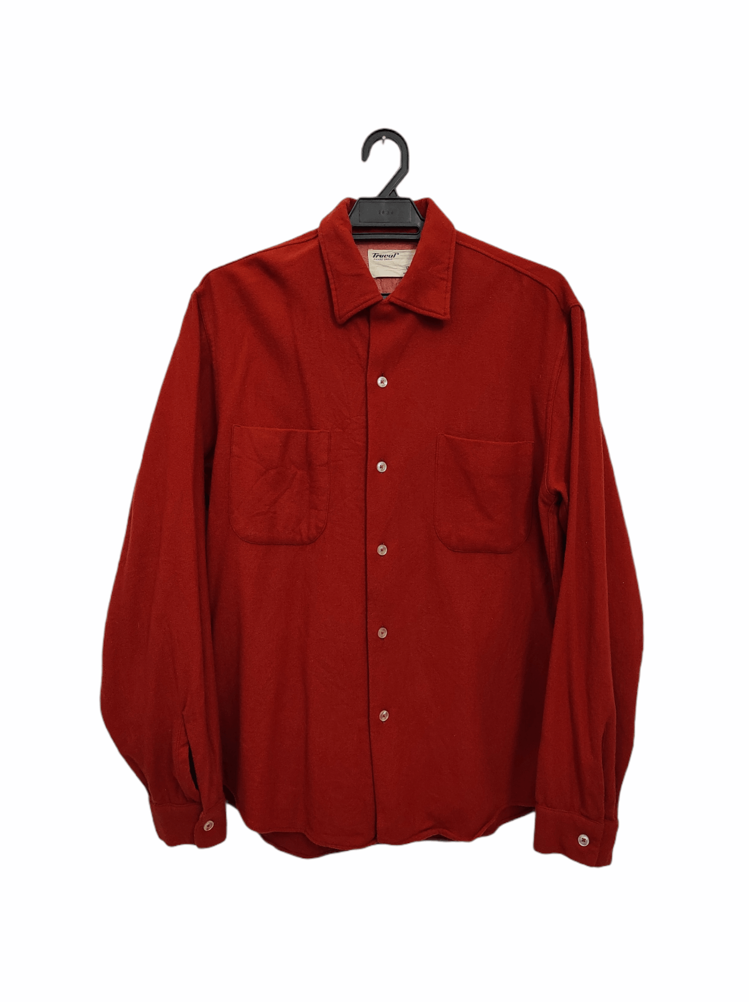 Vintage vintage 60's loop collar TRUVAL button down shirt Size US M / EU 48-50 / 2 - 1 Thumbnail