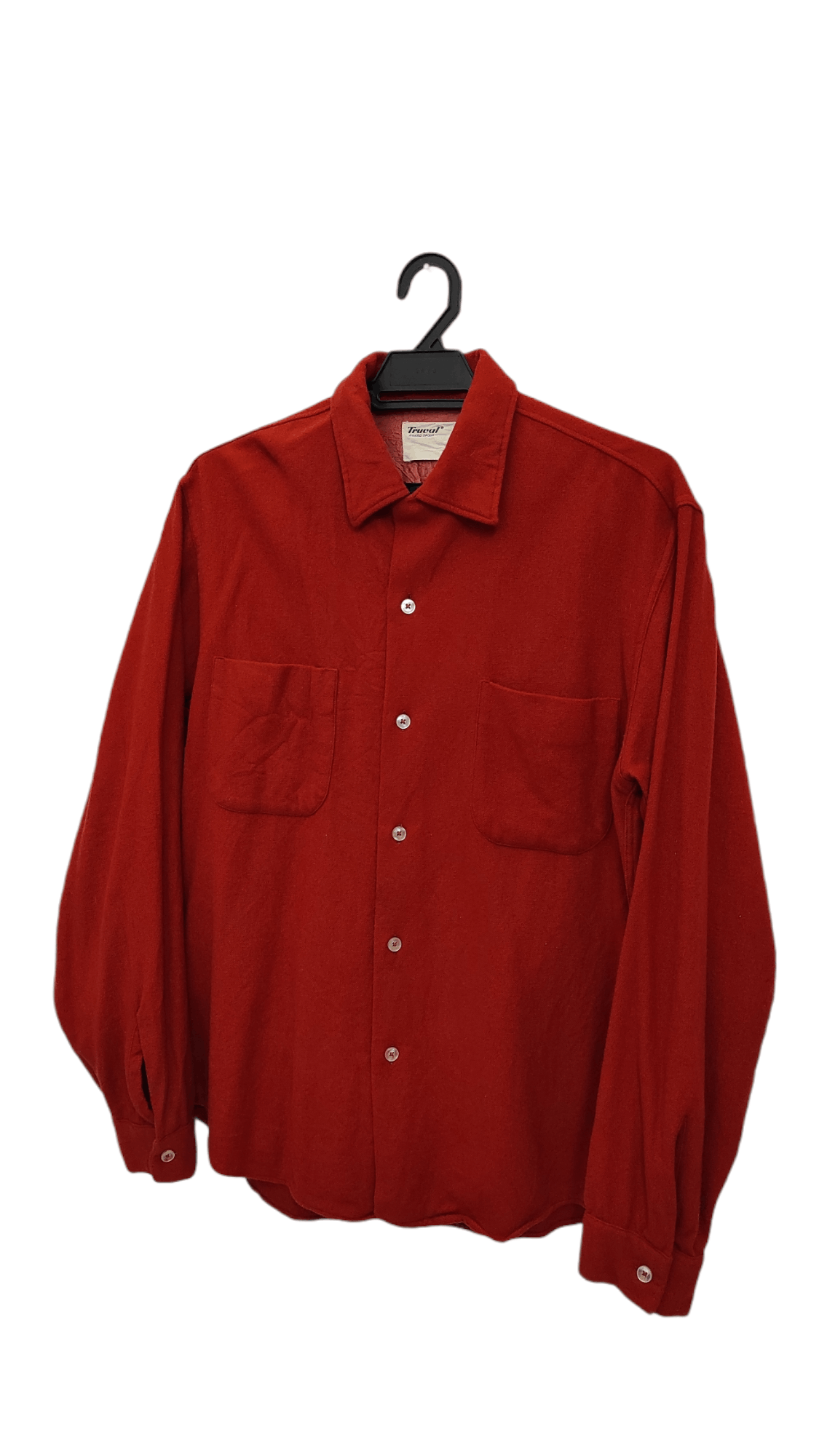 Vintage vintage 60's loop collar TRUVAL button down shirt Size US M / EU 48-50 / 2 - 12 Thumbnail