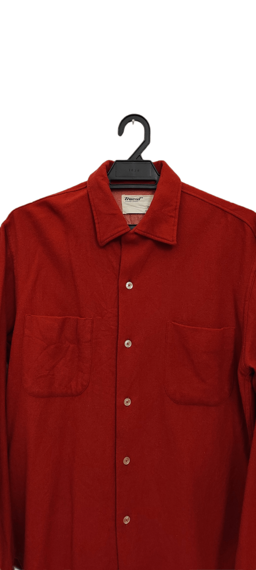 Vintage vintage 60's loop collar TRUVAL button down shirt Size US M / EU 48-50 / 2 - 8 Thumbnail