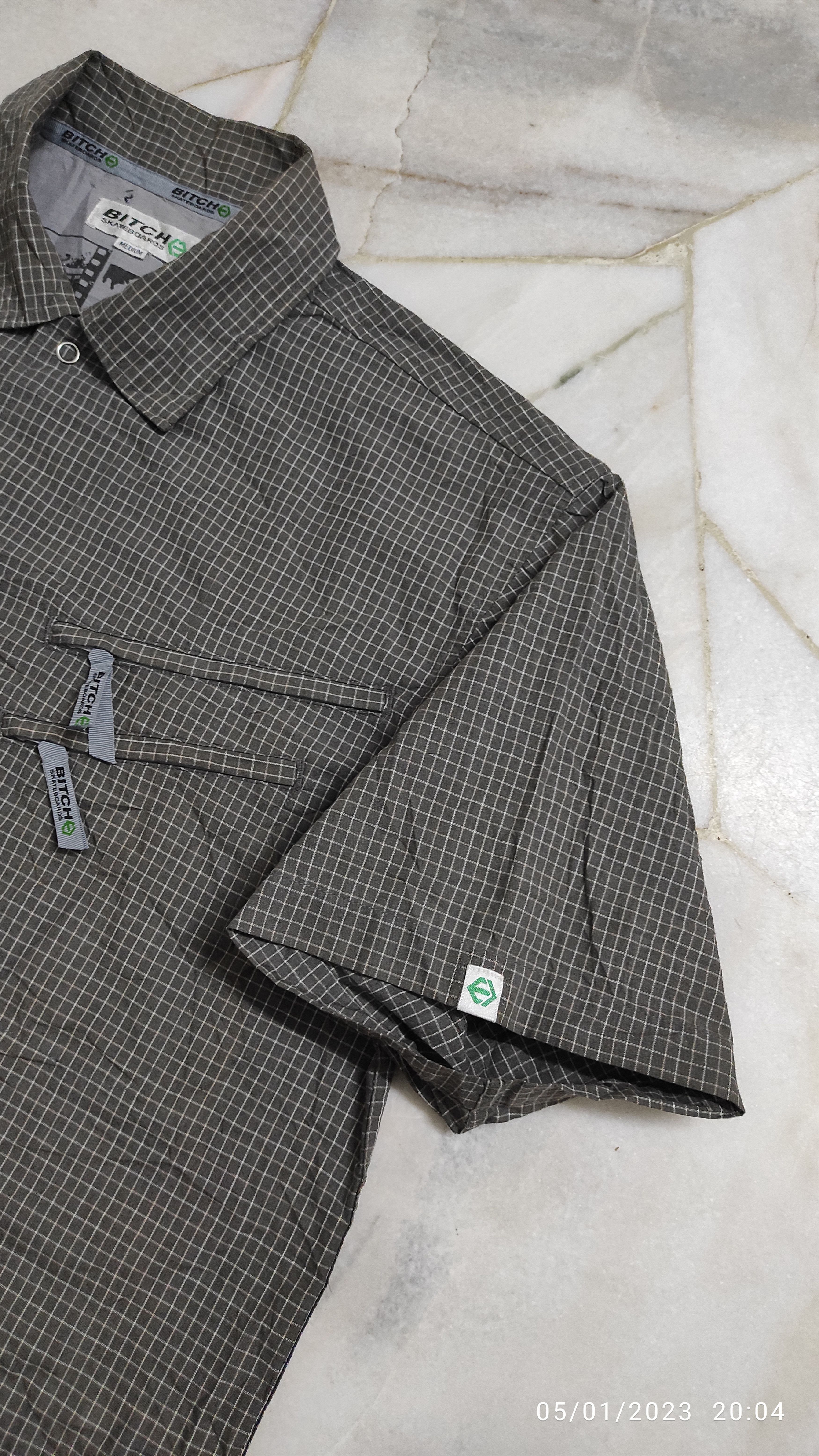 Other BITCH SKATEBOARD Triple zippers Pocket logo's tech shirt Size US M / EU 48-50 / 2 - 12 Thumbnail