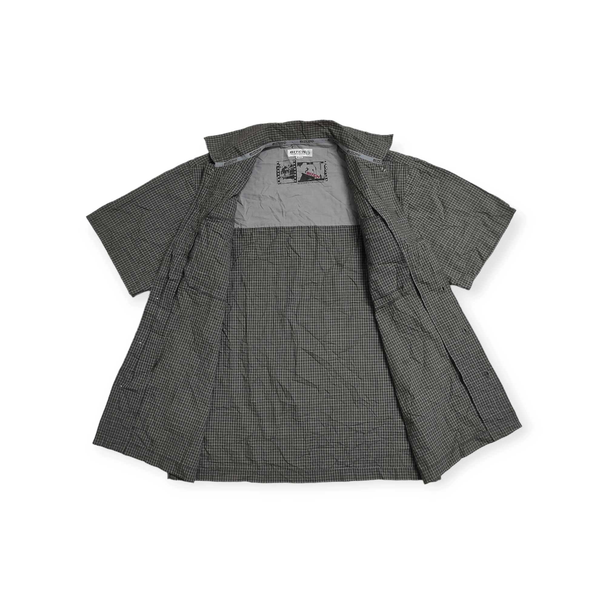 Other BITCH SKATEBOARD Triple zippers Pocket logo's tech shirt Size US M / EU 48-50 / 2 - 3 Thumbnail
