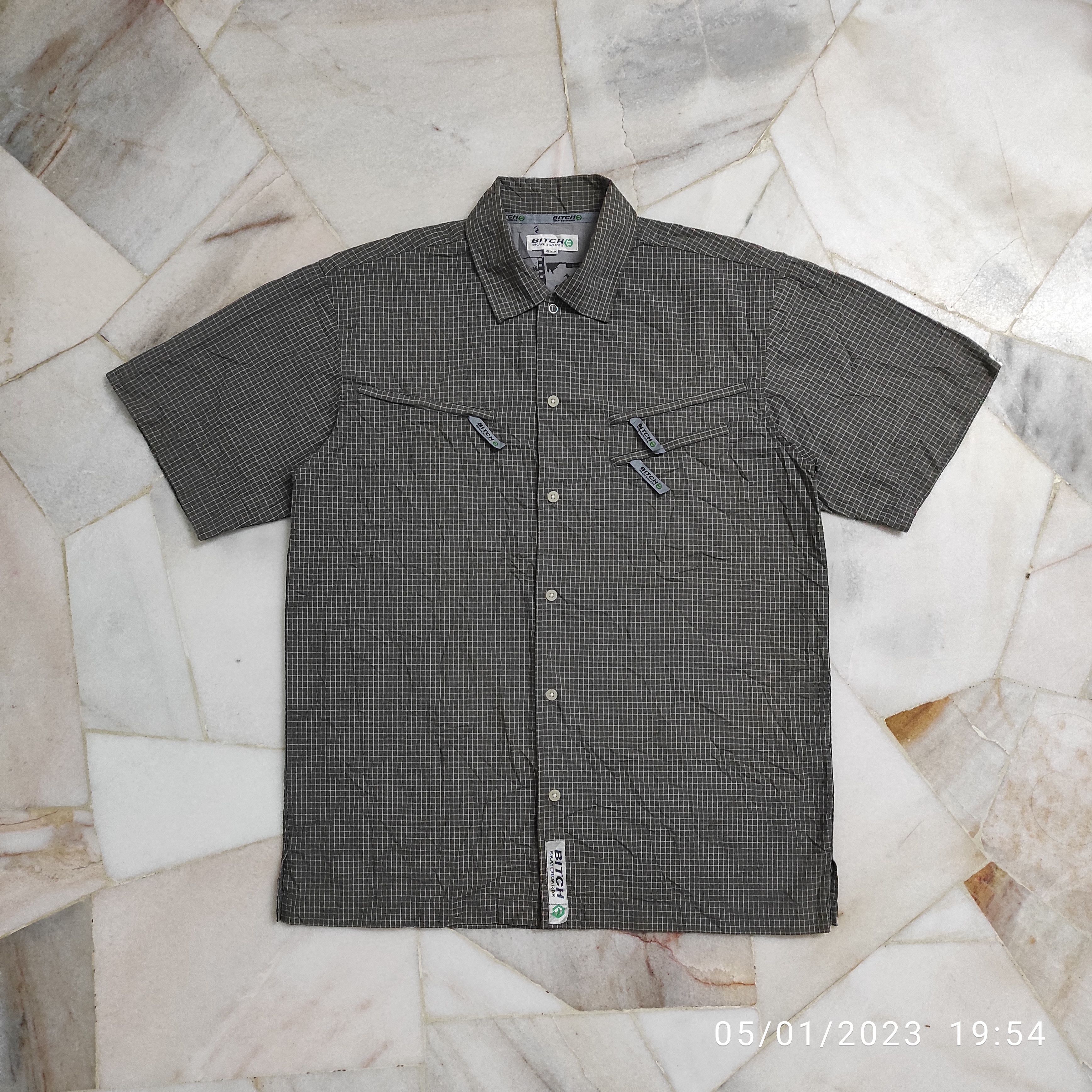 Other BITCH SKATEBOARD Triple zippers Pocket logo's tech shirt Size US M / EU 48-50 / 2 - 15 Thumbnail