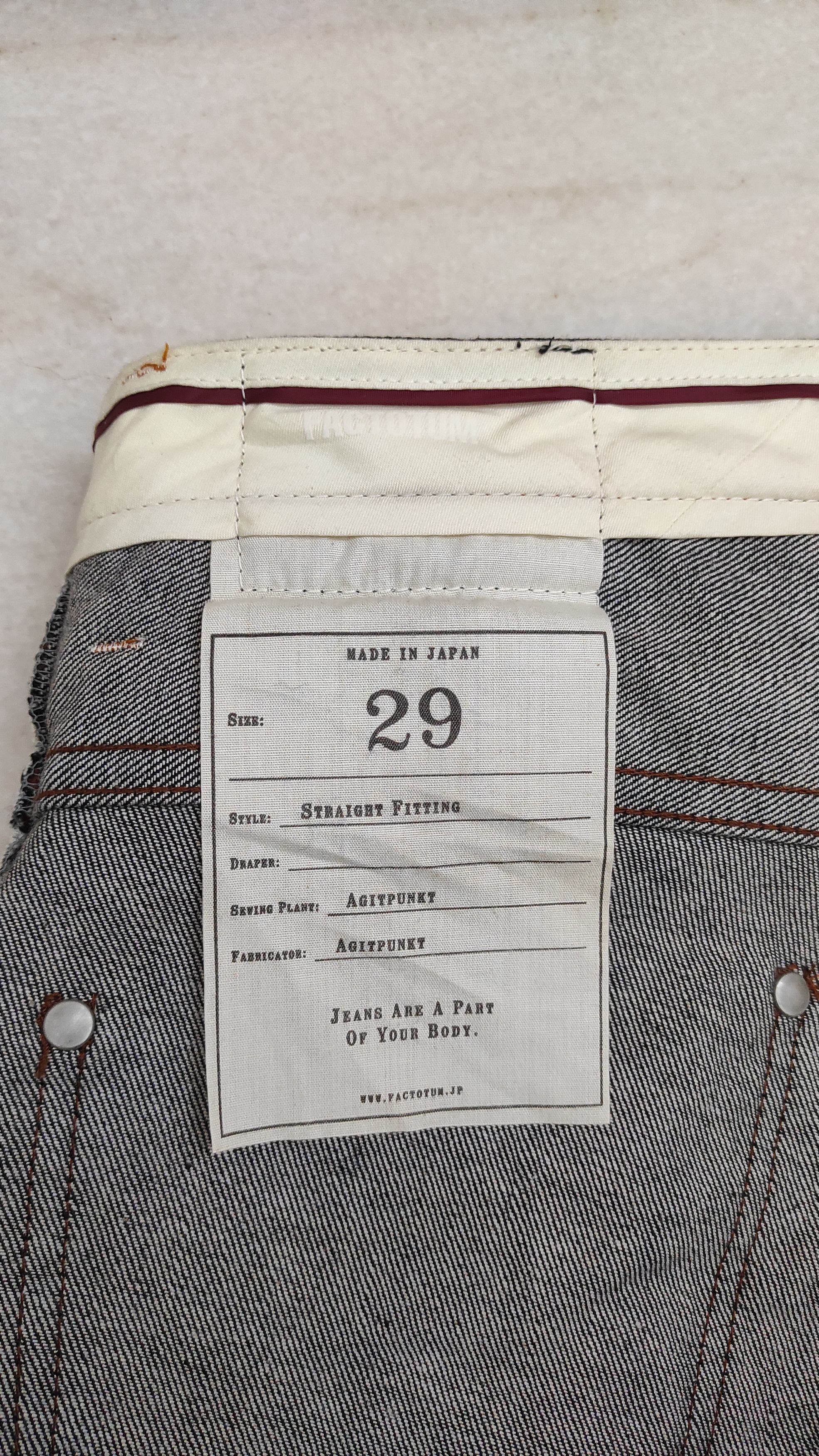 FACTOTUM Men's Factotum Agitpunkt Slim Fit Jean Size US 30 / EU 46 - 9 Thumbnail