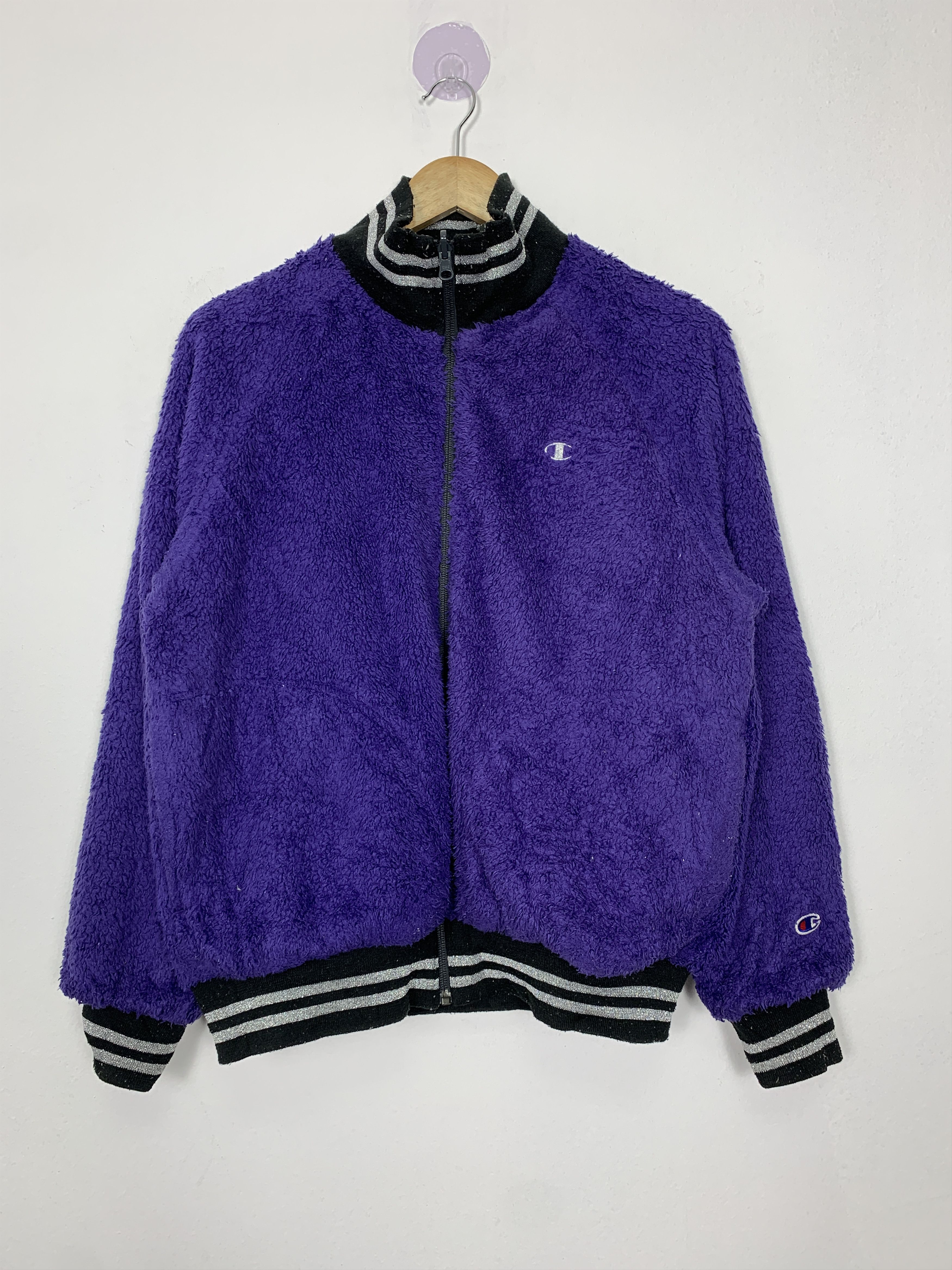 image of Champion Reversible Sherpa Jacket, Men's (Size Small)