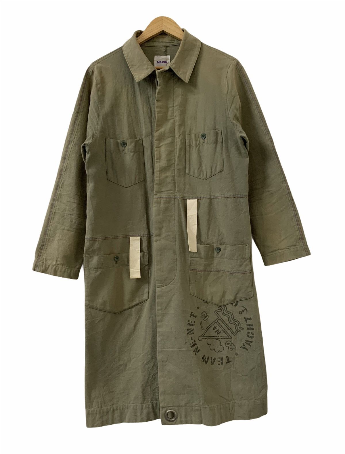 Issey Miyake Ne-Net By Issey Miyake Long Jacket Size US M / EU 48-50 / 2 - 1 Thumbnail