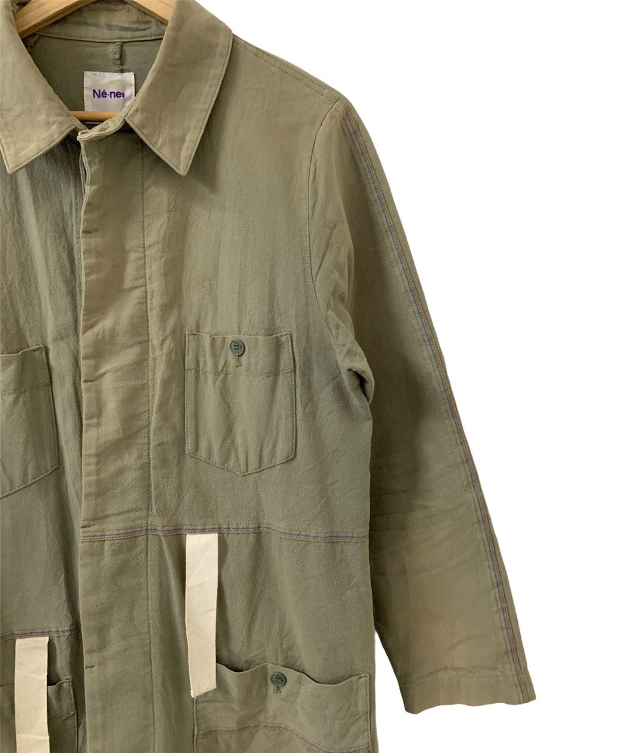 Issey Miyake Ne-Net By Issey Miyake Long Jacket Size US M / EU 48-50 / 2 - 3 Thumbnail