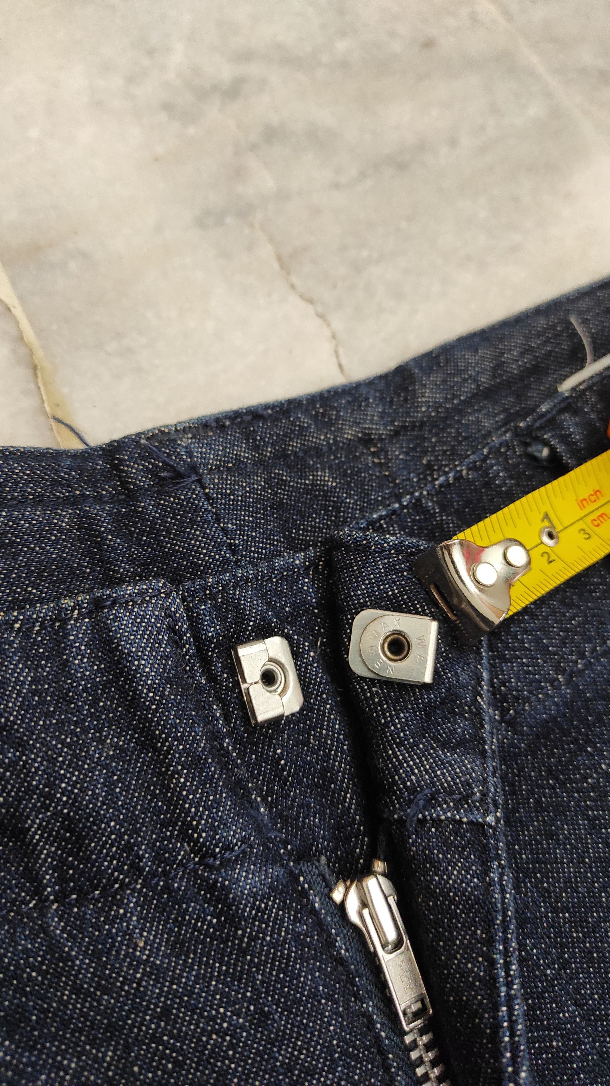 Head Porter Archive FW2000 HEAD PORTER PLUS SPELL OUT denim trousers Size US 31 - 10 Thumbnail