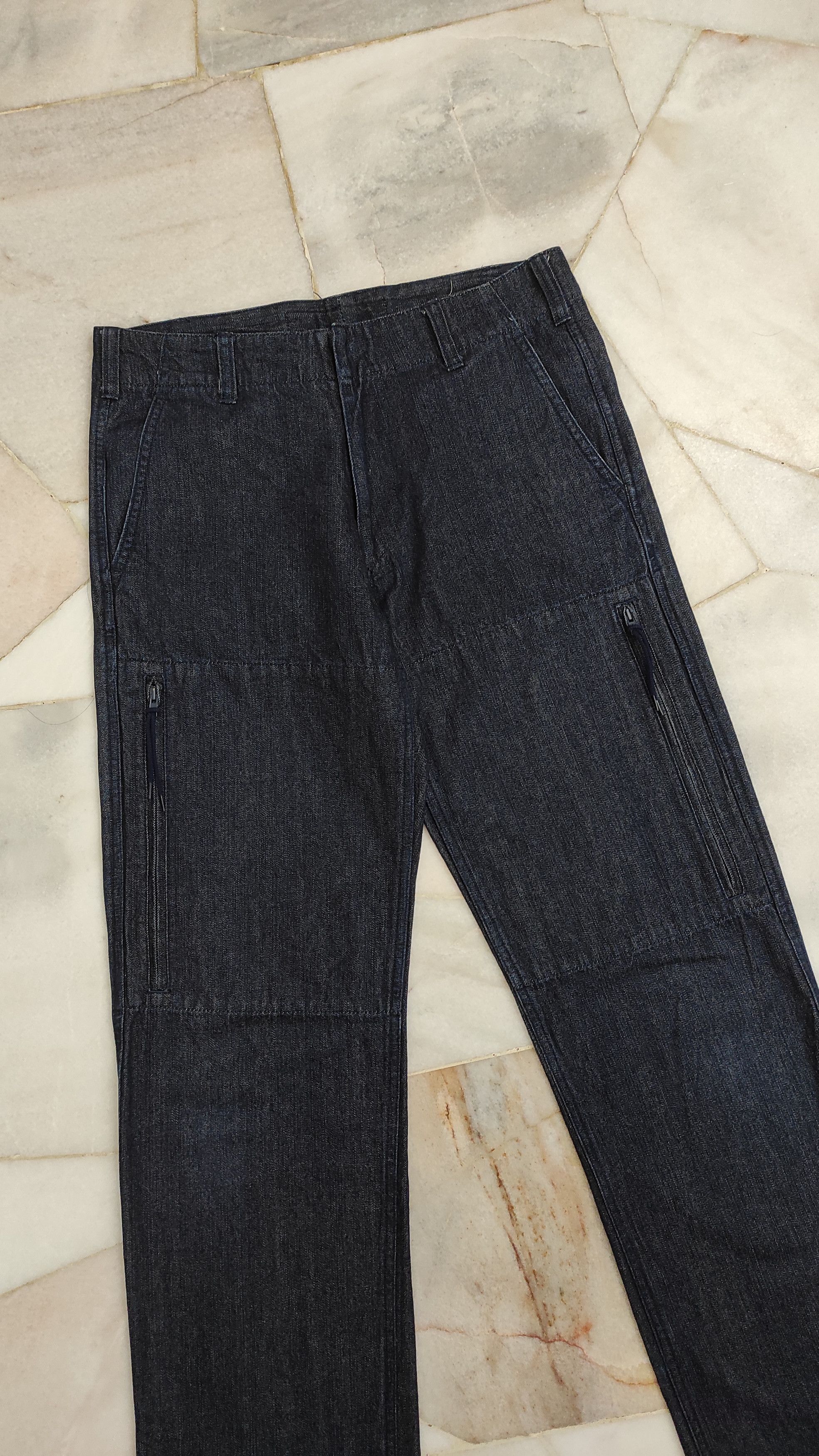 Head Porter Archive FW2000 HEAD PORTER PLUS SPELL OUT denim trousers Size US 31 - 18 Thumbnail