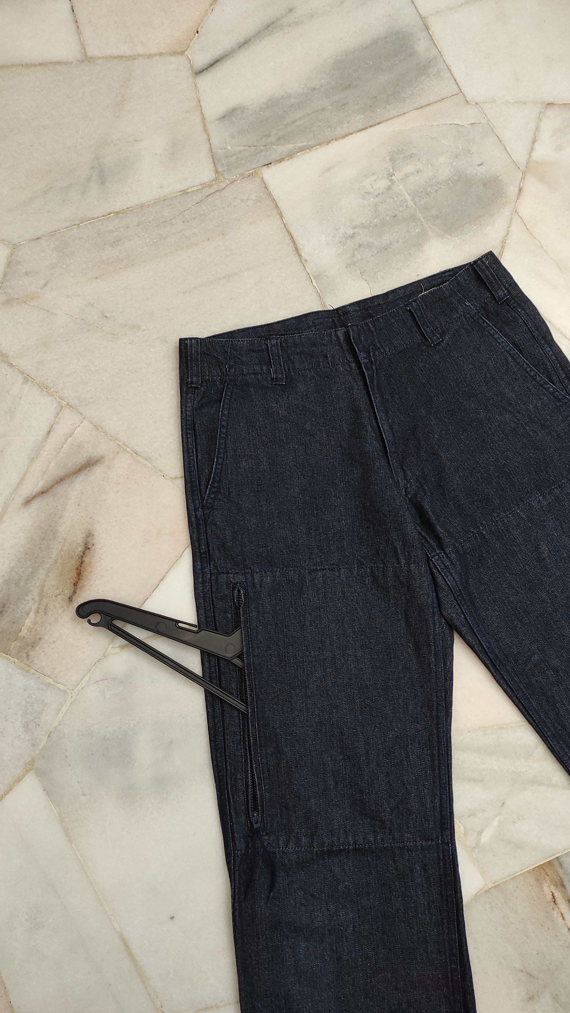 Head Porter Archive FW2000 HEAD PORTER PLUS SPELL OUT denim trousers Size US 31 - 13 Thumbnail