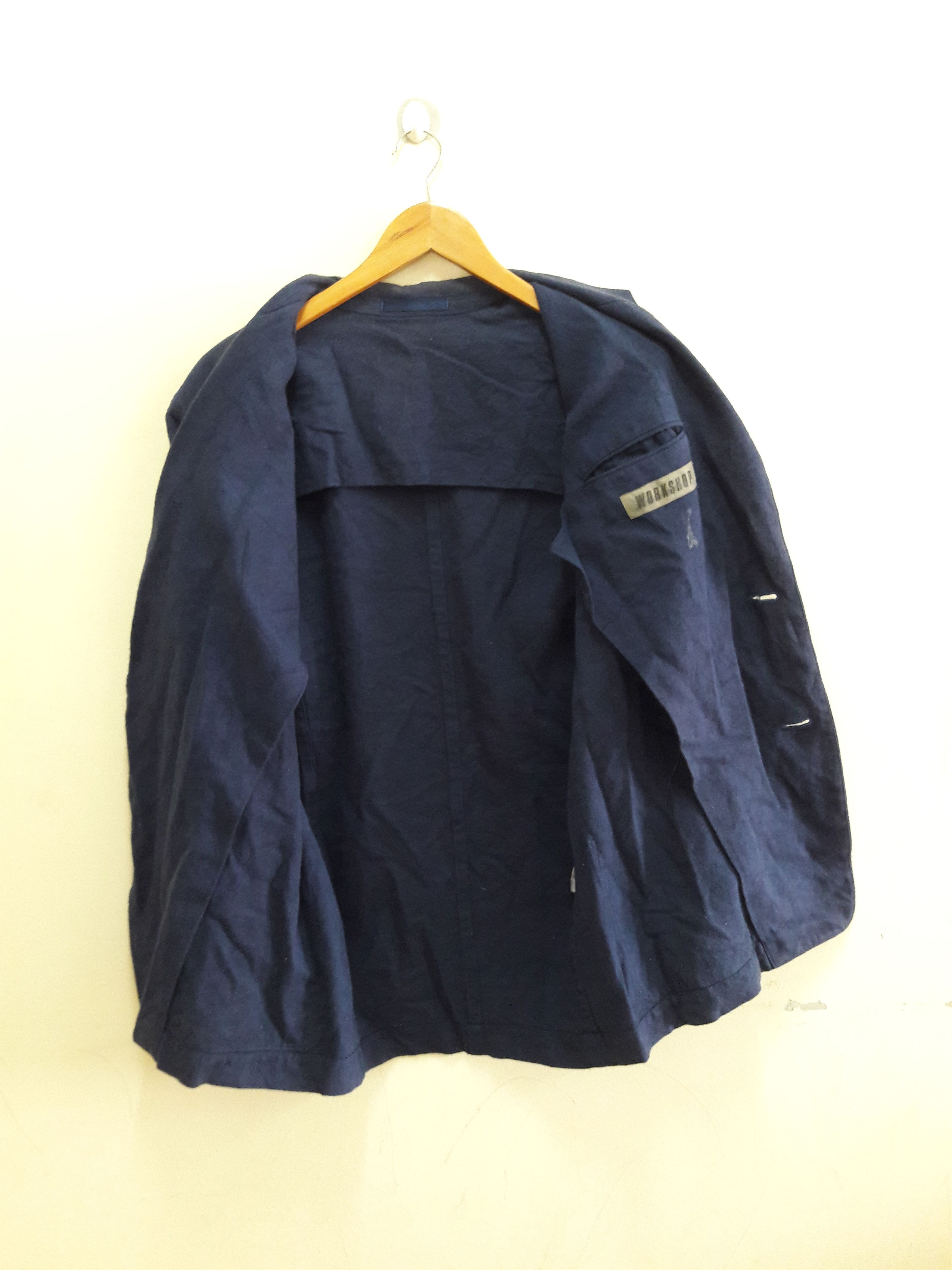 Yohji Yamamoto Vintage Rare Workshop coat jacket by Yohji Yamamoto Japan Size US L / EU 52-54 / 3 - 3 Thumbnail