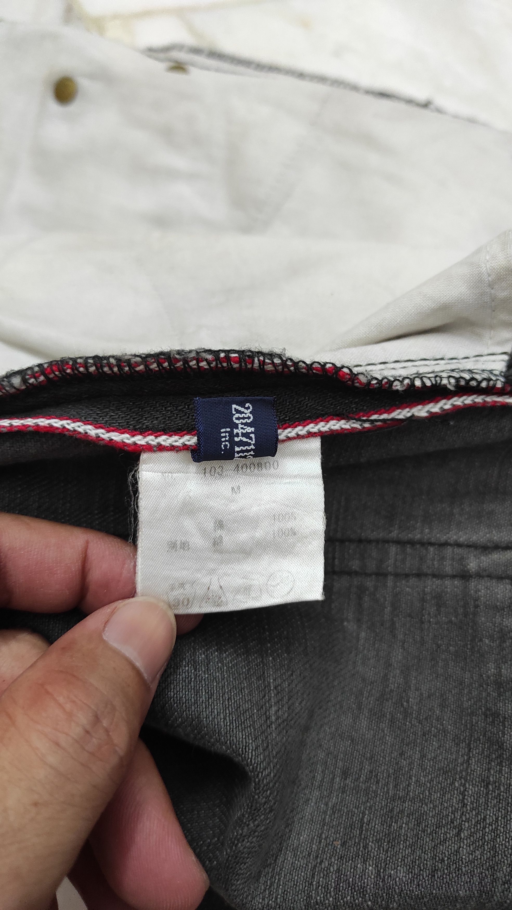 20471120 Archive 20471120 HYOMA SELVEDGE BONDAGE LOGO'S JEANS Size US 31 - 8 Thumbnail