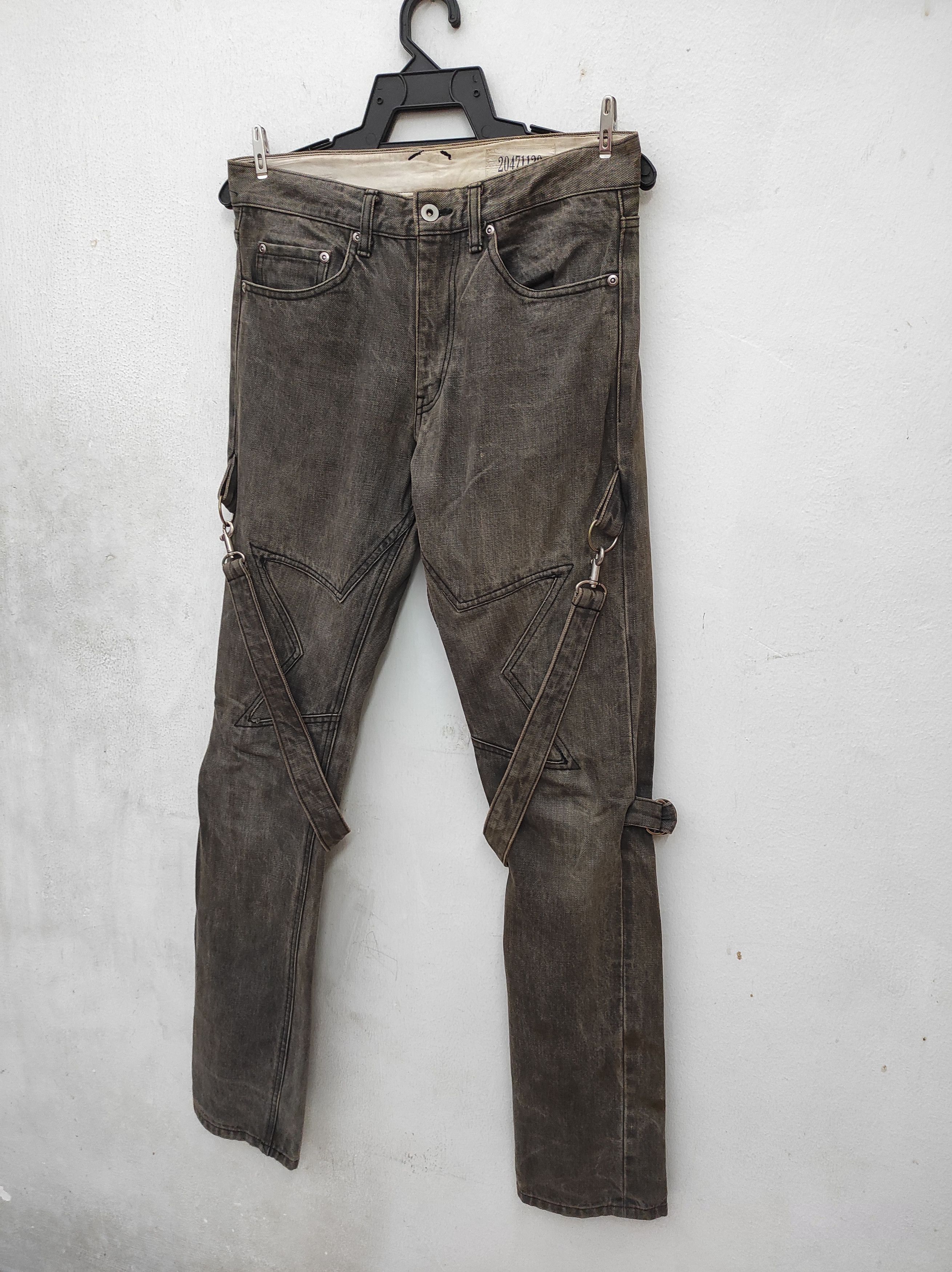 20471120 Archive 20471120 HYOMA SELVEDGE BONDAGE LOGO'S JEANS Size US 31 - 19 Thumbnail