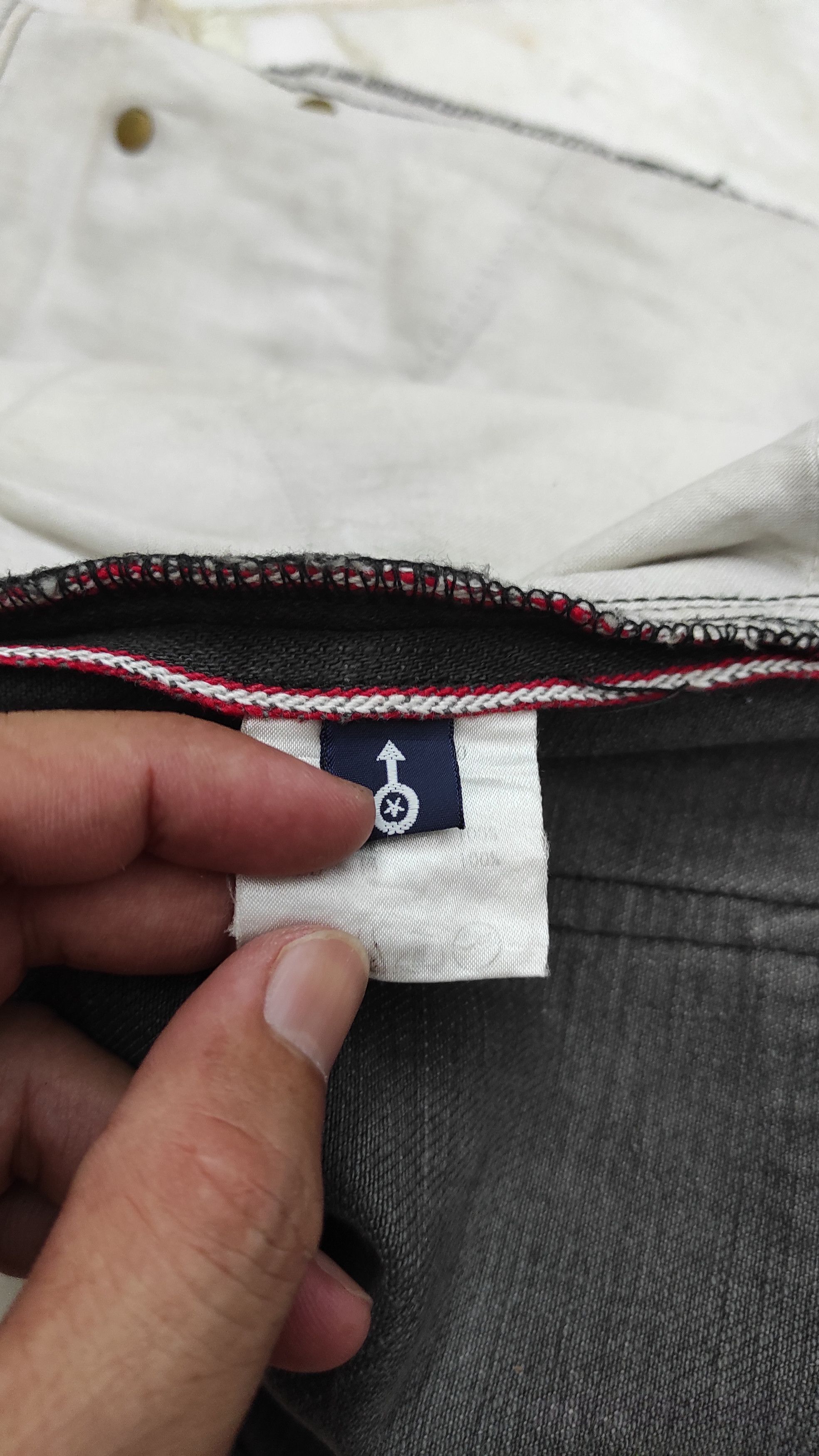 20471120 Archive 20471120 HYOMA SELVEDGE BONDAGE LOGO'S JEANS Size US 31 - 9 Thumbnail