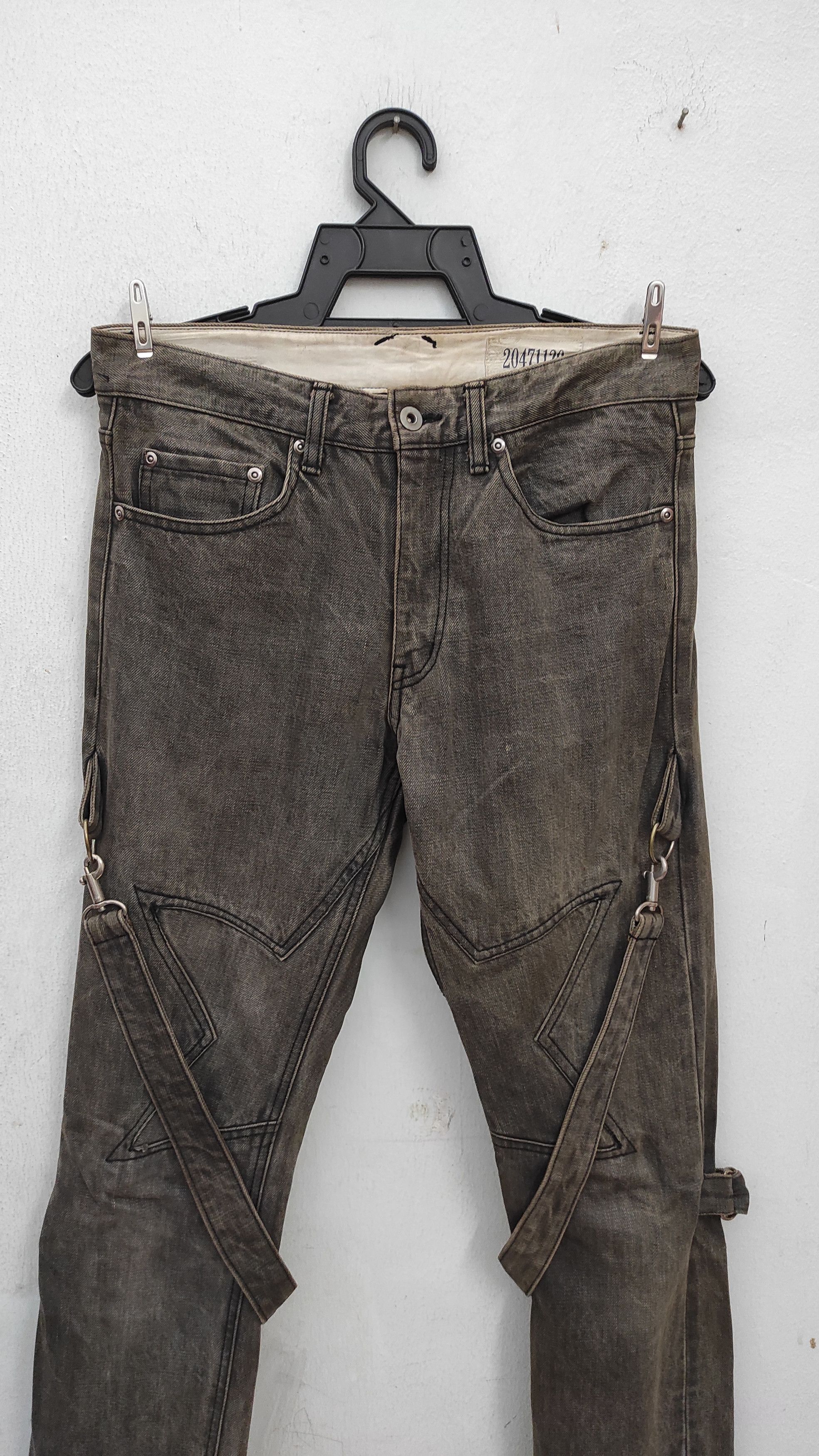 20471120 Archive 20471120 HYOMA SELVEDGE BONDAGE LOGO'S JEANS Size US 31 - 20 Thumbnail