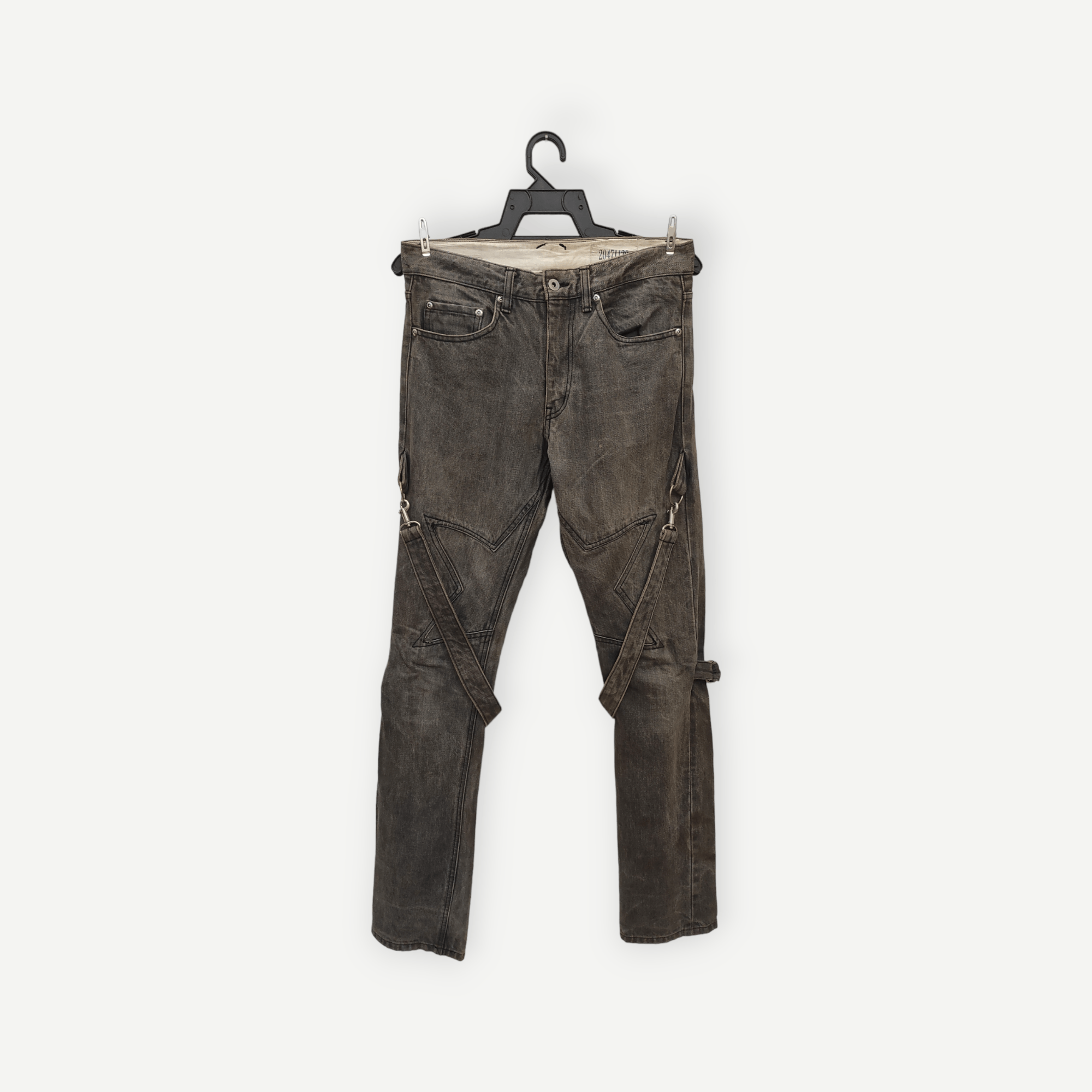20471120 Archive 20471120 HYOMA SELVEDGE BONDAGE LOGO'S JEANS Size US 31 - 3 Thumbnail