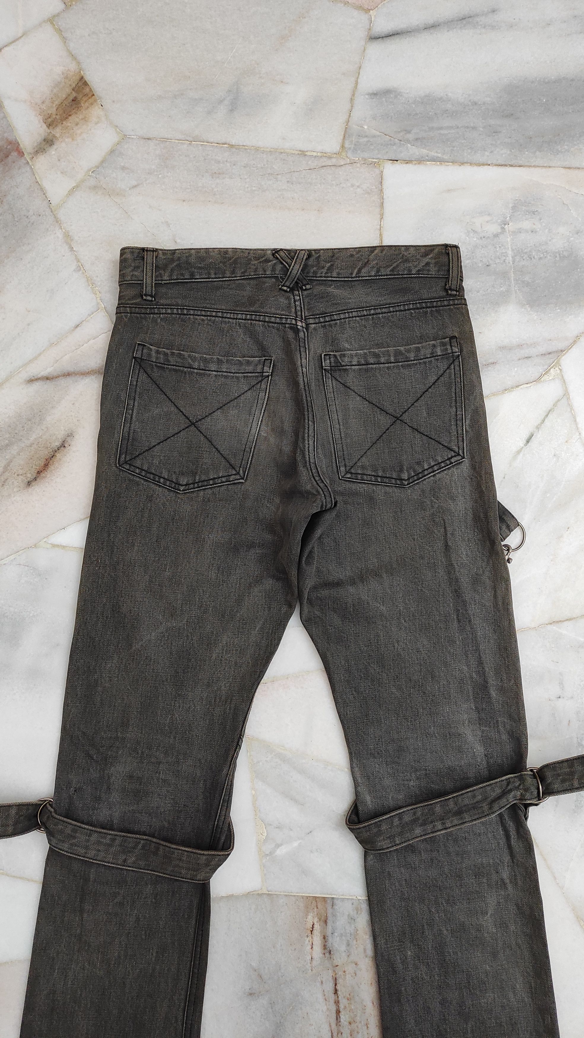 20471120 Archive 20471120 HYOMA SELVEDGE BONDAGE LOGO'S JEANS Size US 31 - 13 Thumbnail