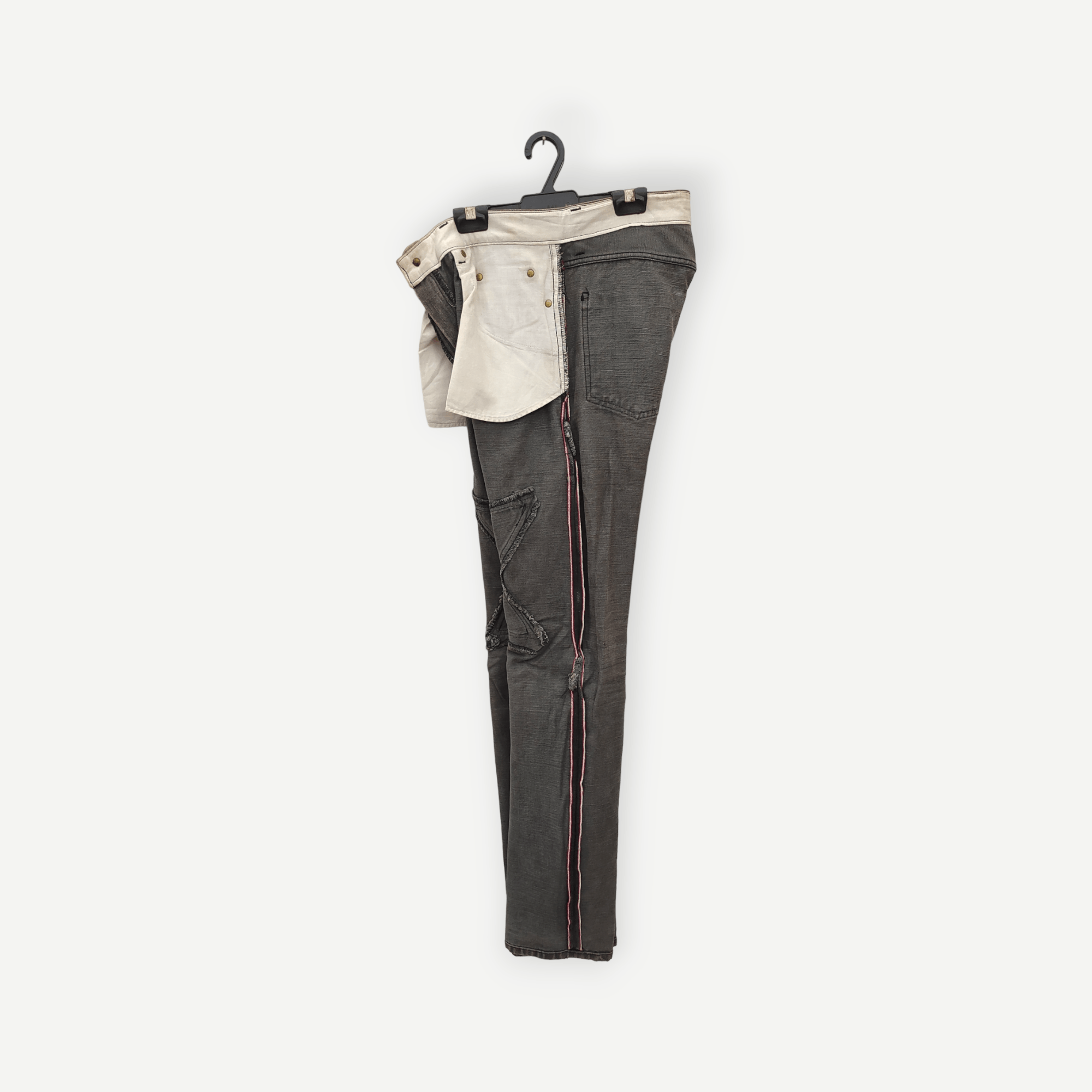 20471120 Archive 20471120 HYOMA SELVEDGE BONDAGE LOGO'S JEANS Size US 31 - 5 Thumbnail