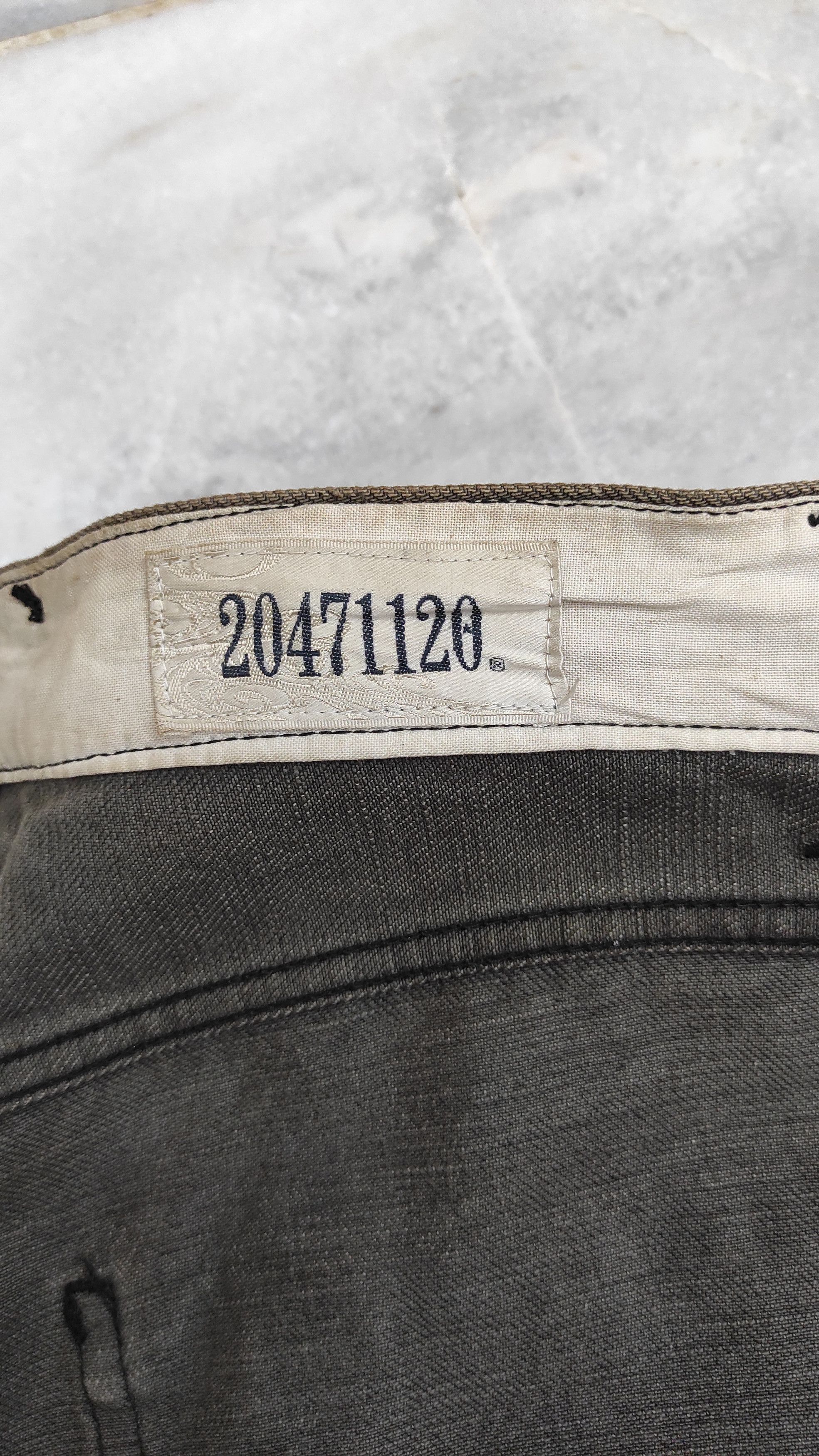 20471120 Archive 20471120 HYOMA SELVEDGE BONDAGE LOGO'S JEANS Size US 31 - 7 Thumbnail