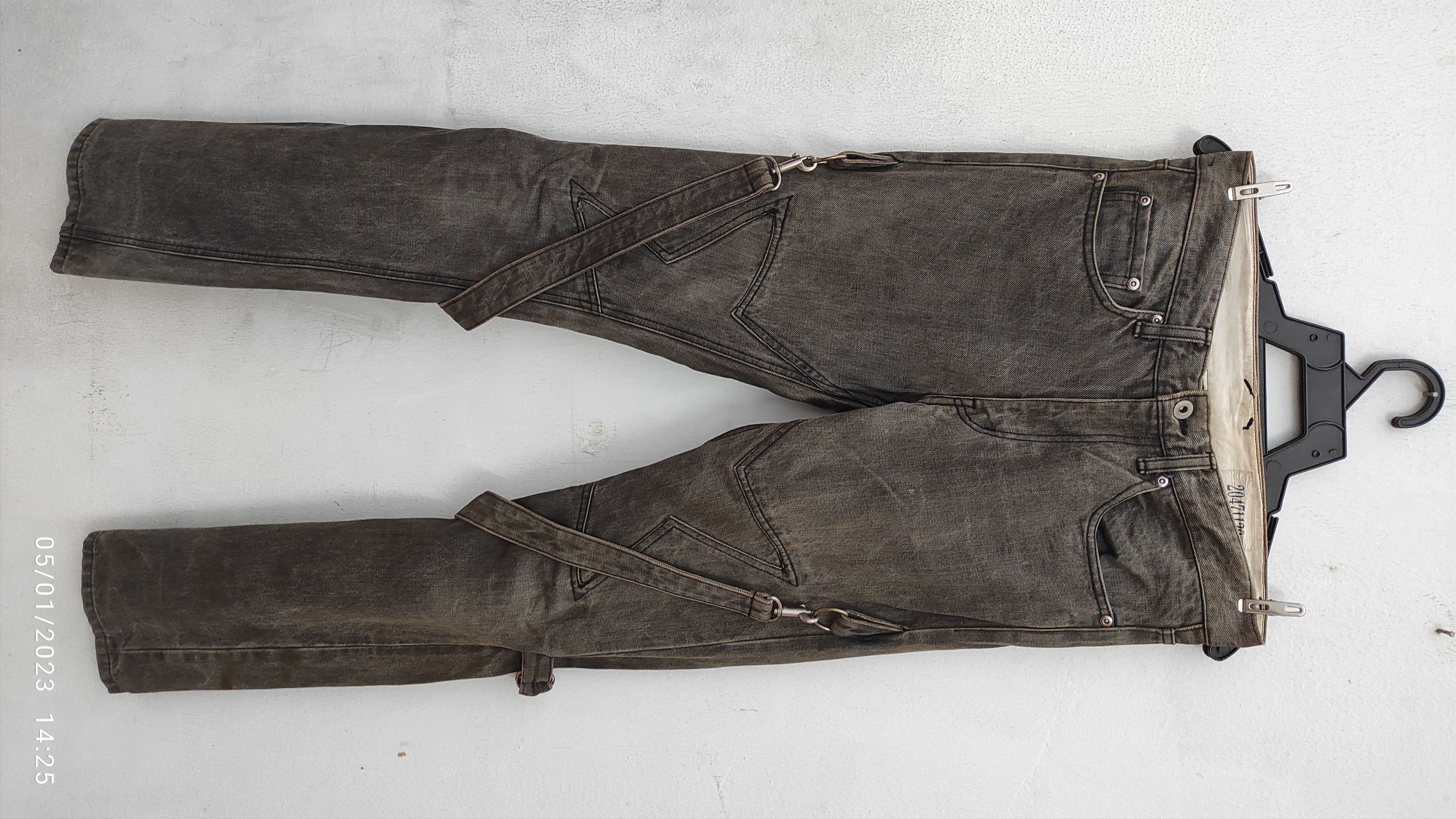 20471120 Archive 20471120 HYOMA SELVEDGE BONDAGE LOGO'S JEANS Size US 31 - 25 Thumbnail