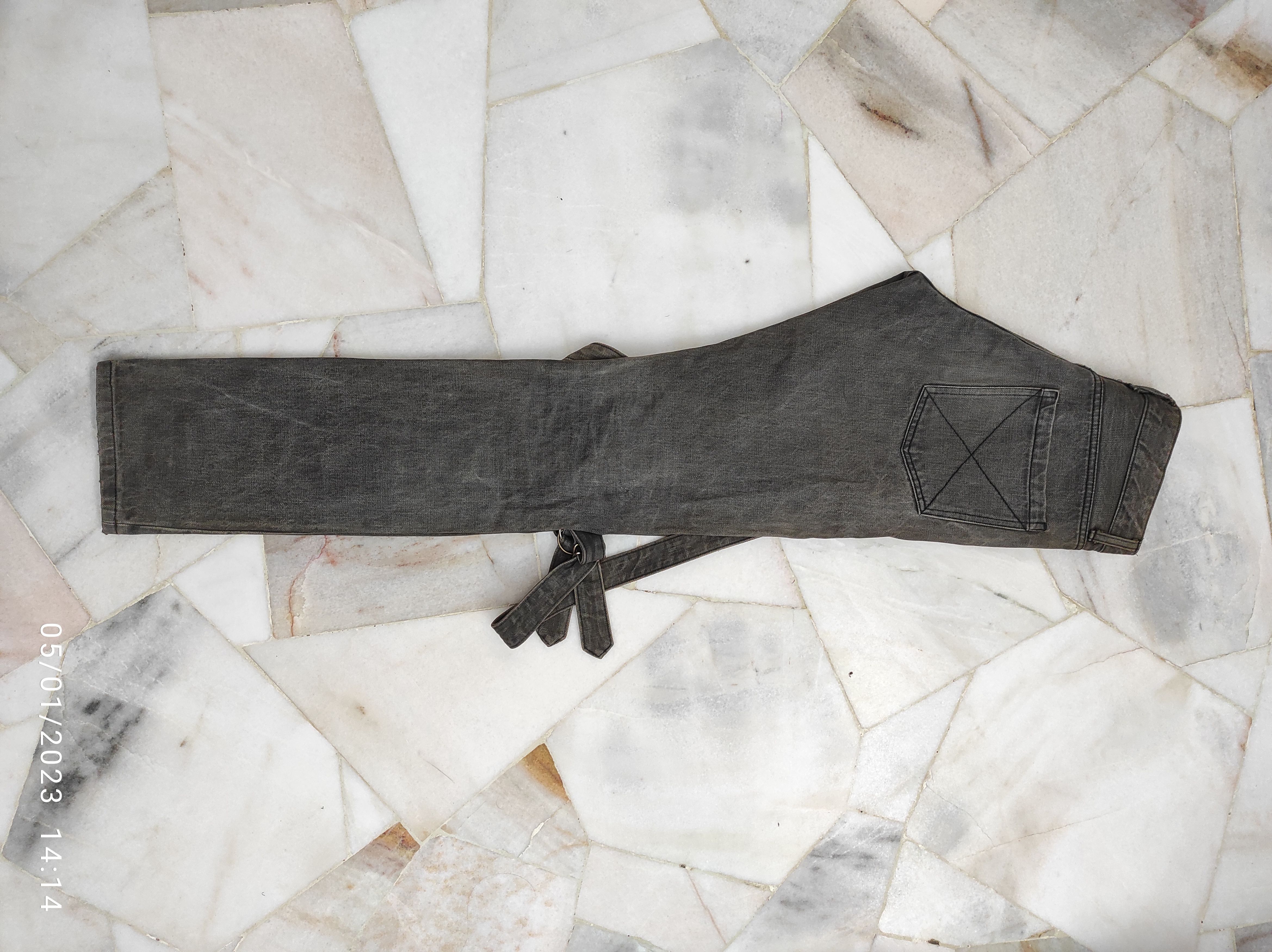 20471120 Archive 20471120 HYOMA SELVEDGE BONDAGE LOGO'S JEANS Size US 31 - 24 Thumbnail