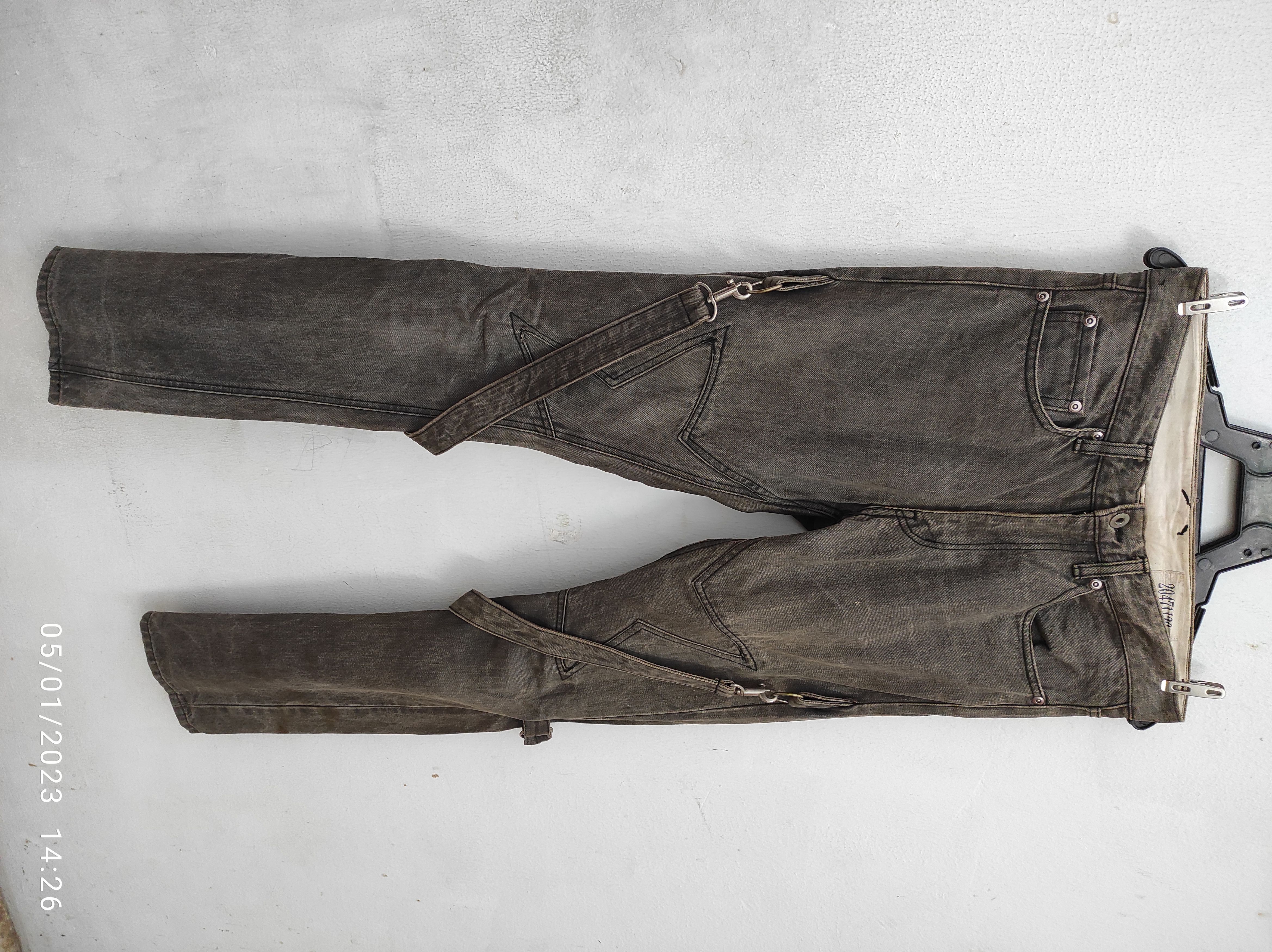 20471120 Archive 20471120 HYOMA SELVEDGE BONDAGE LOGO'S JEANS Size US 31 - 22 Thumbnail