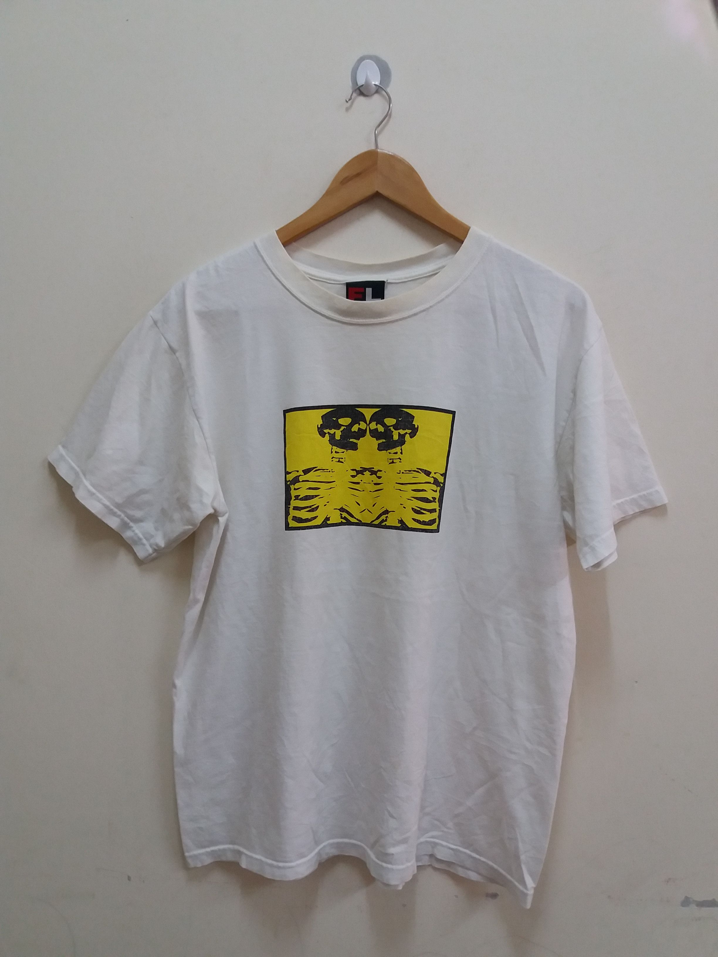 image of Art x Futura Laboratories Greeting : From Abu Gharib Prison in White, Men's (Size Medium)