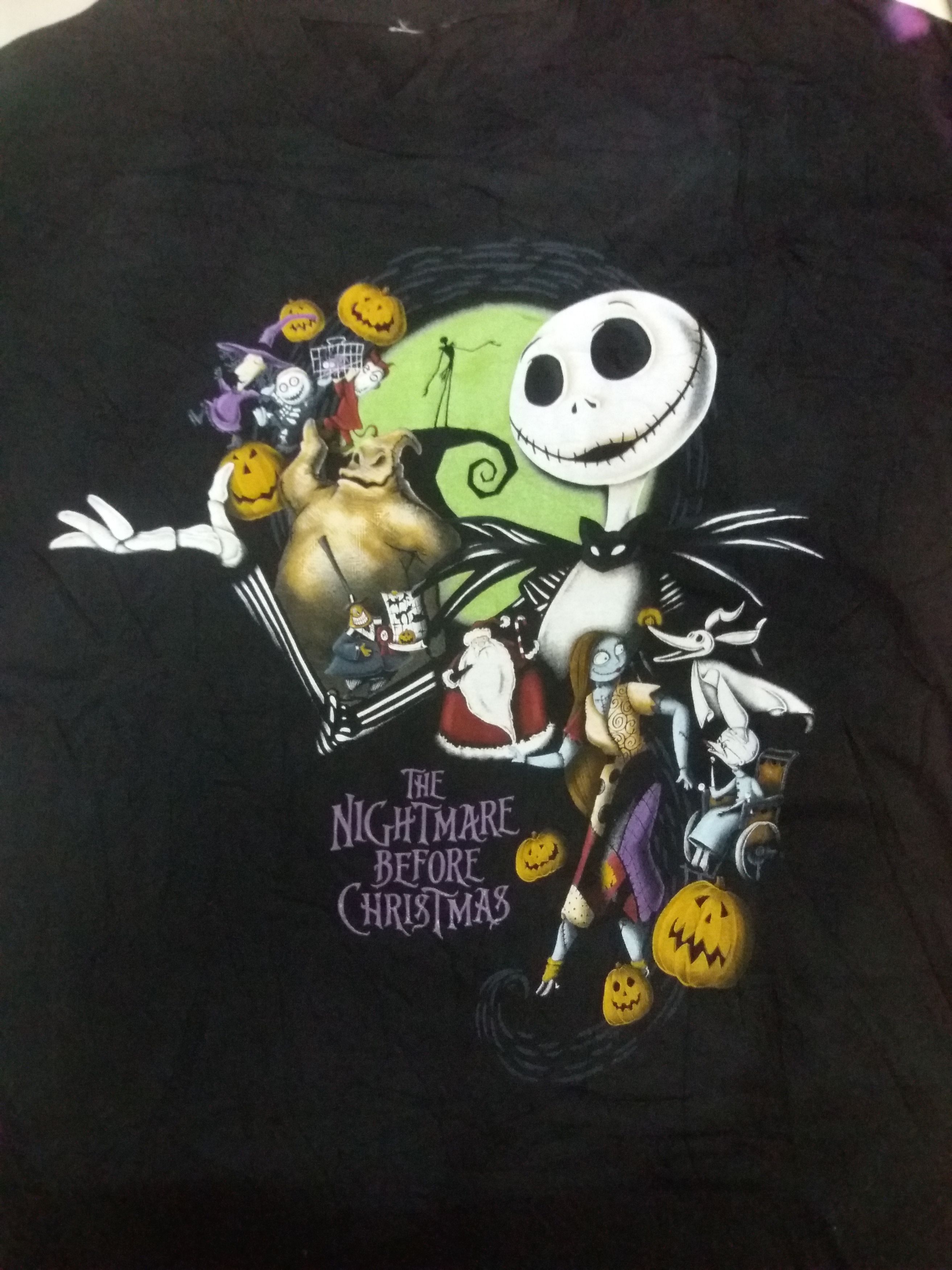 Vintage Vintage The Nightmare Before Christmas t-shirt/Tim Burton's Size US L / EU 52-54 / 3 - 5 Thumbnail